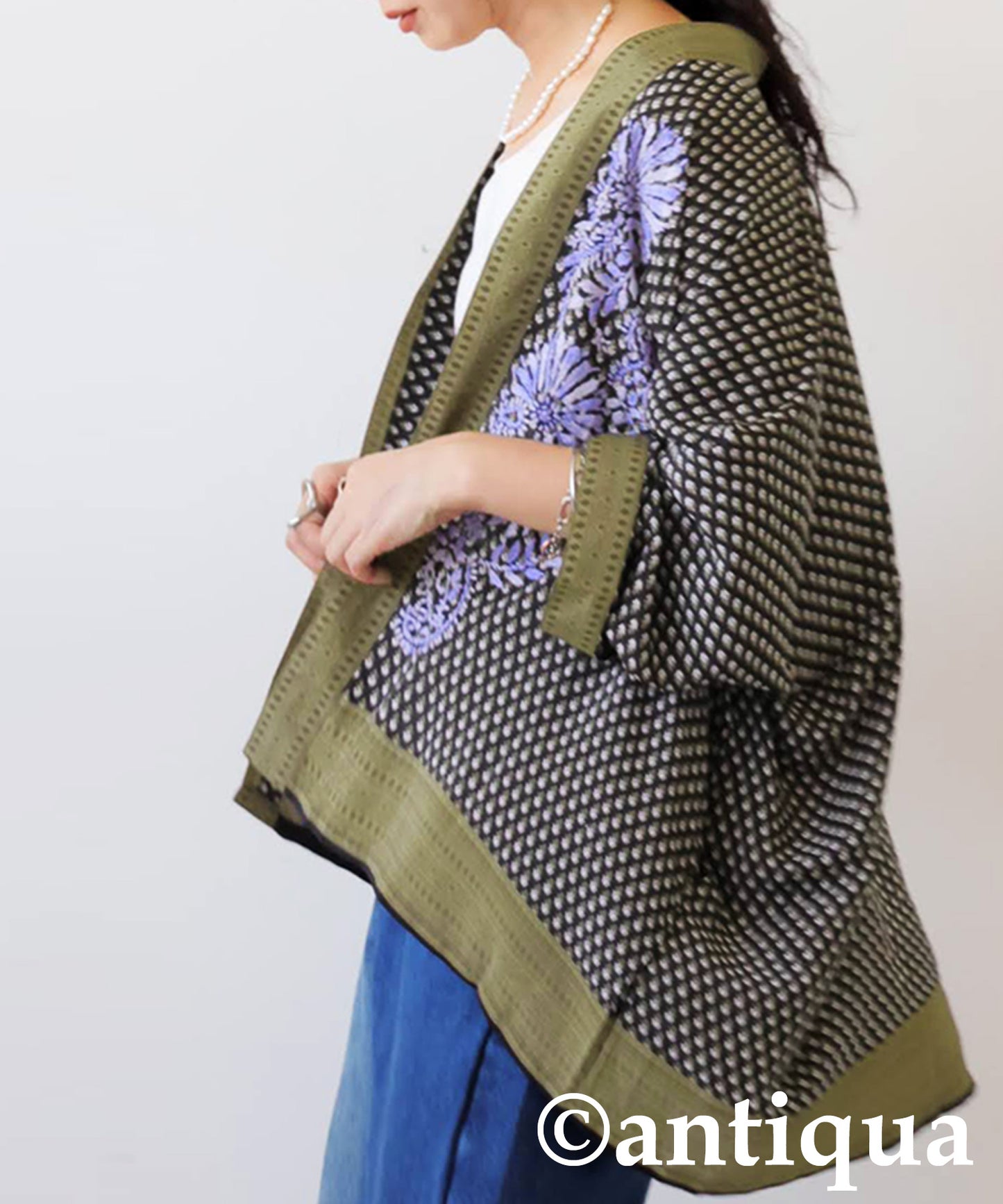 Floral Embroidered Cardigan Ladies