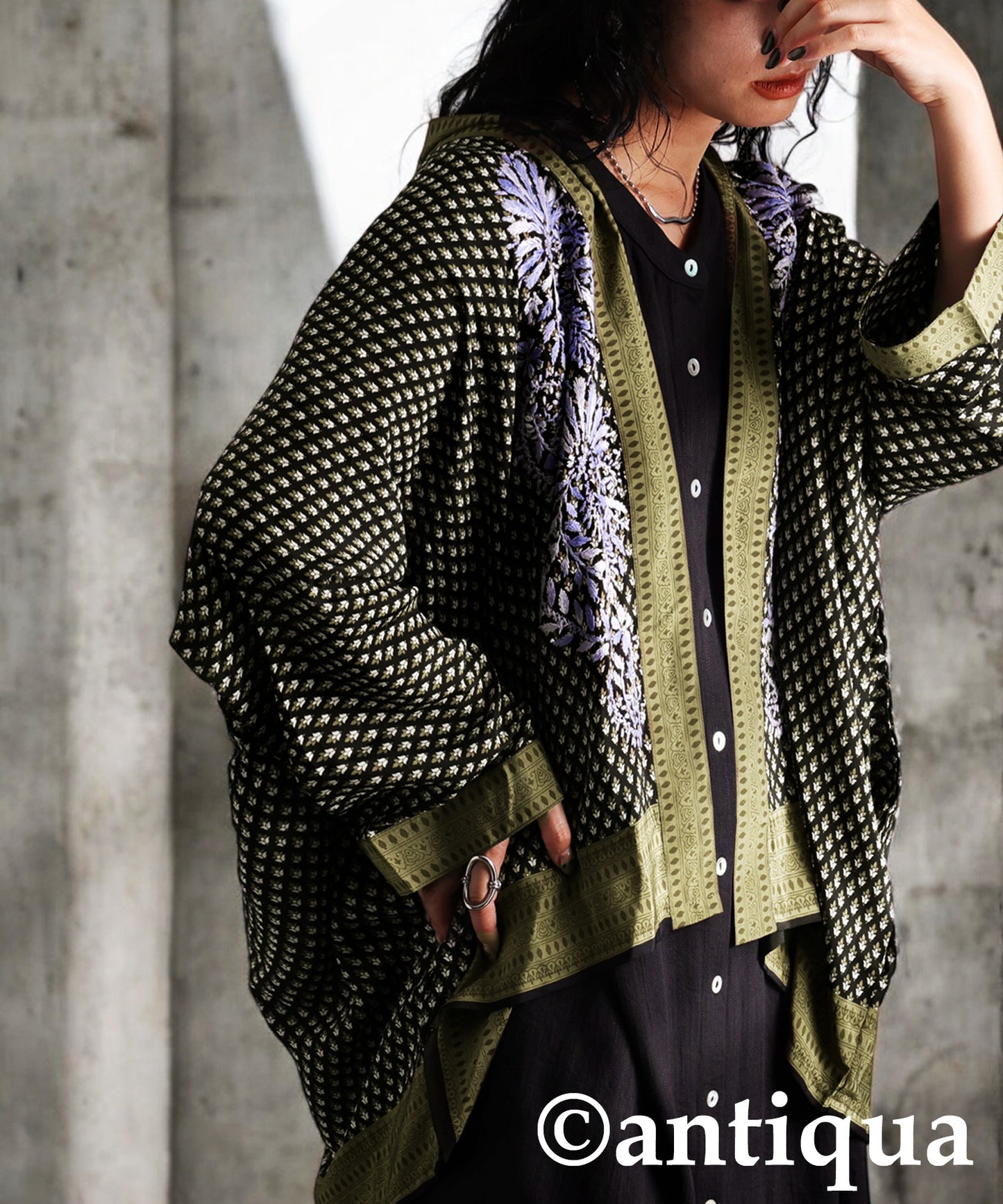 Floral Embroidered Cardigan Ladies