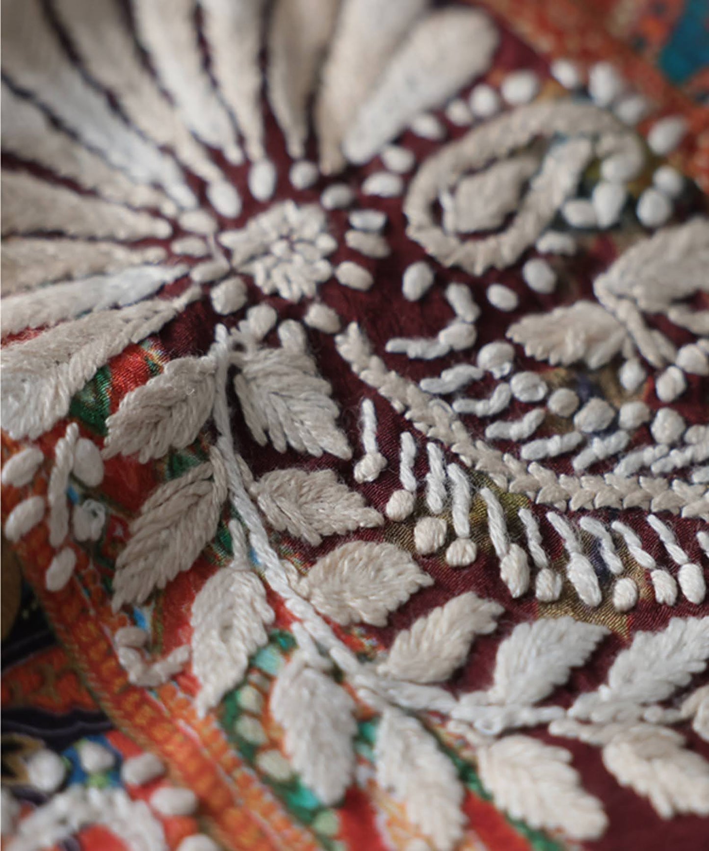 Ethnic print cardigan