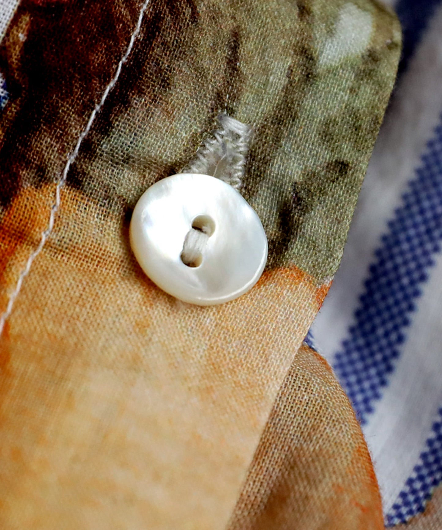 Floral Striped Shirt Ladies