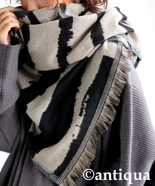 Ethnic Pattern Large Scarf Ladies