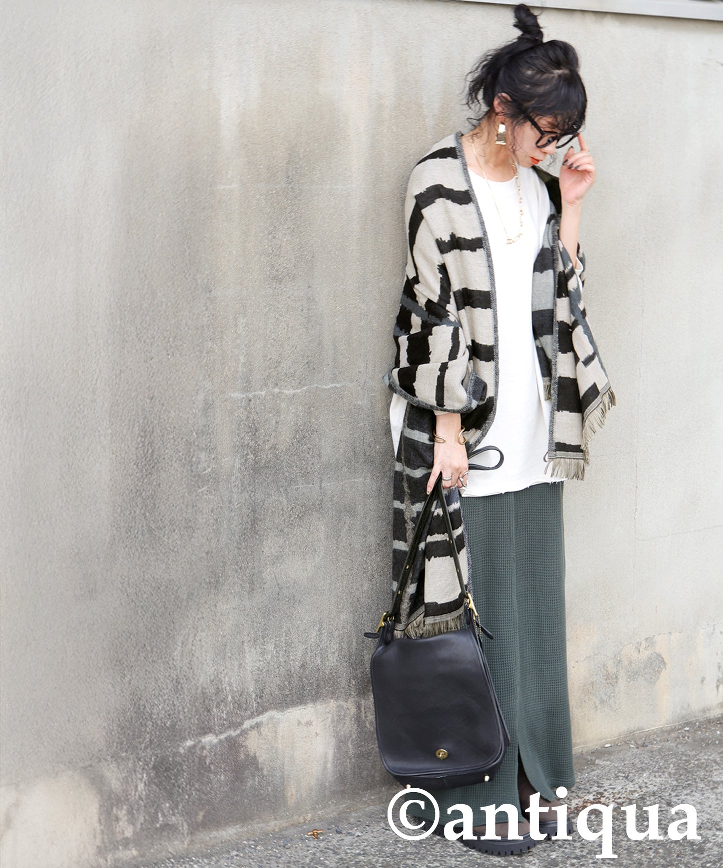 Ethnic Pattern Large Scarf Ladies