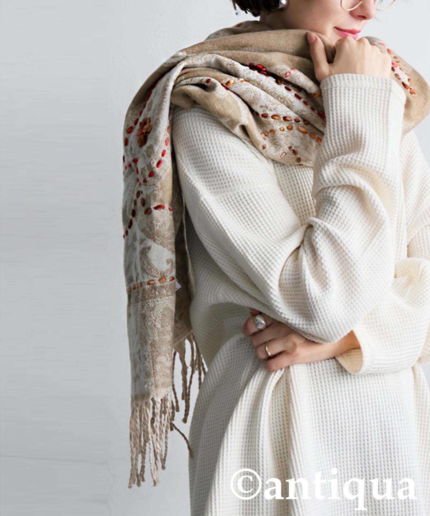 Large Paisley Pattern Scarf Ladies