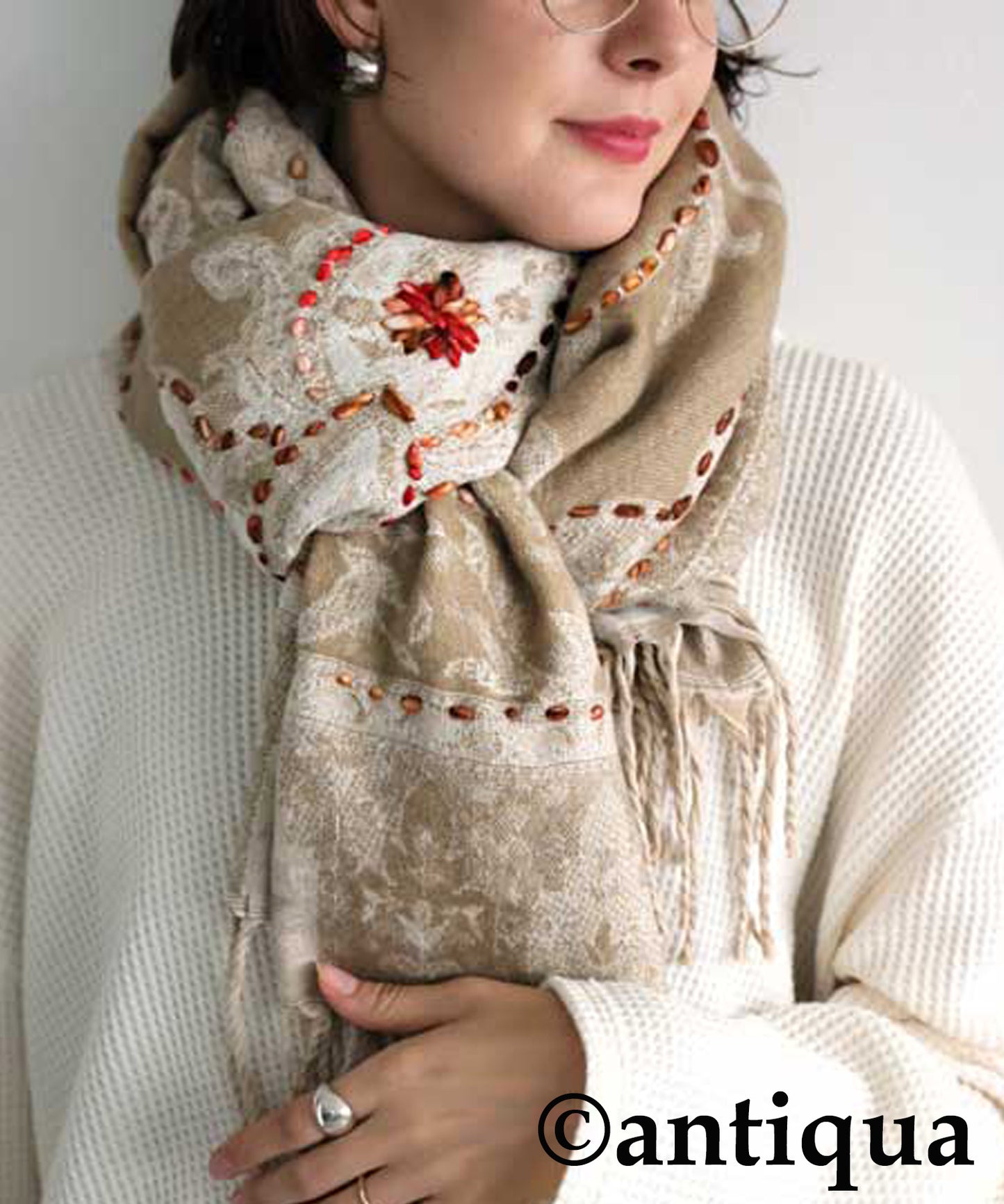Large Paisley Pattern Scarf Ladies