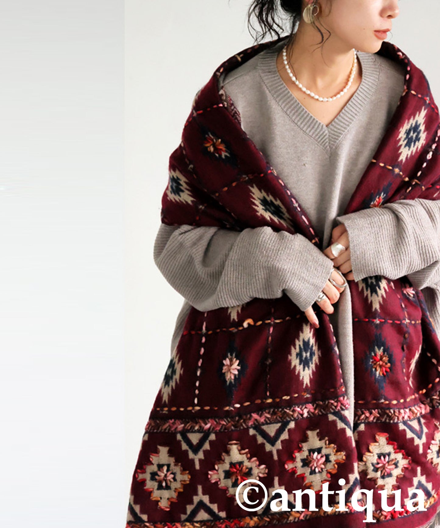 Large Paisley Pattern Scarf Ladies