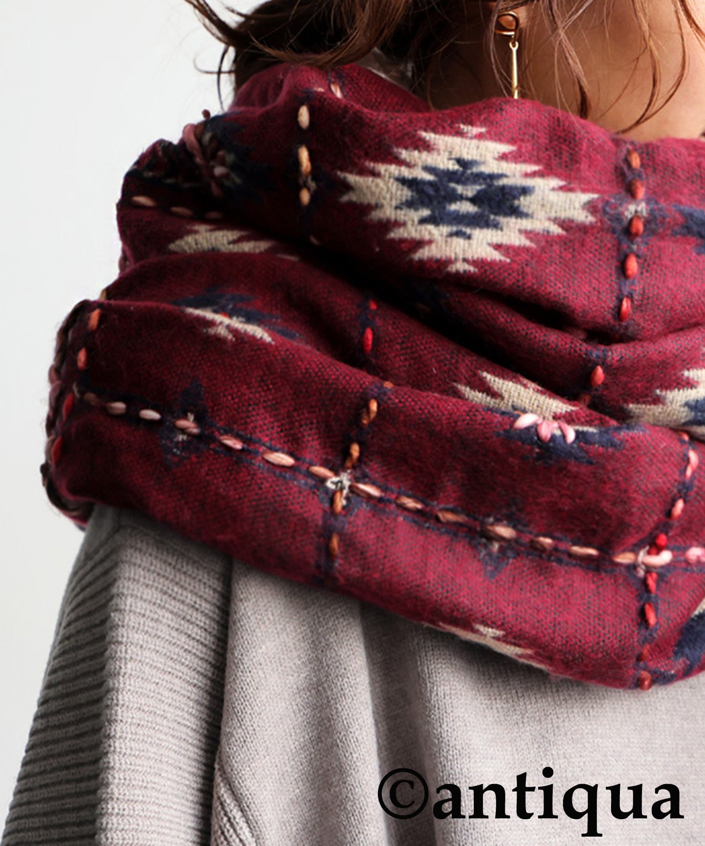 Large Paisley Pattern Scarf Ladies