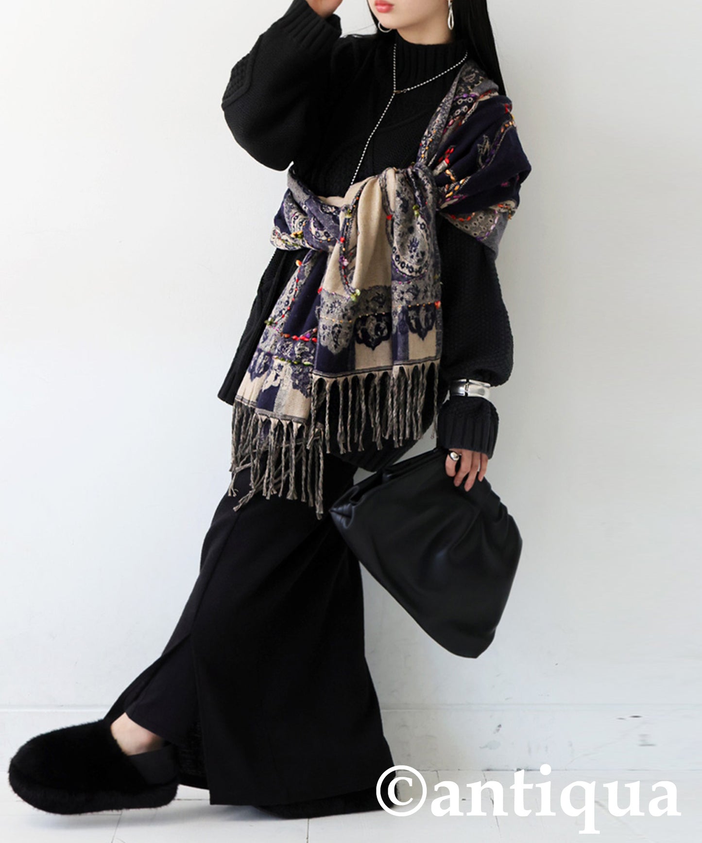 Large Paisley Pattern Scarf Ladies