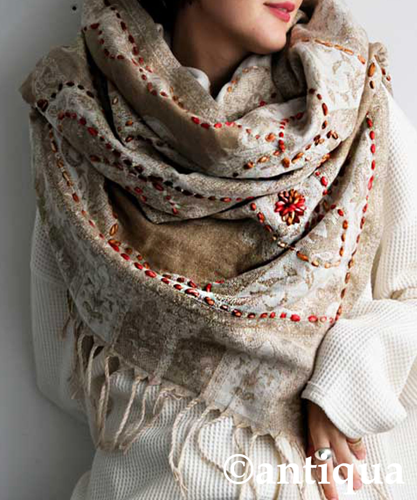 Large Paisley Pattern Scarf Ladies