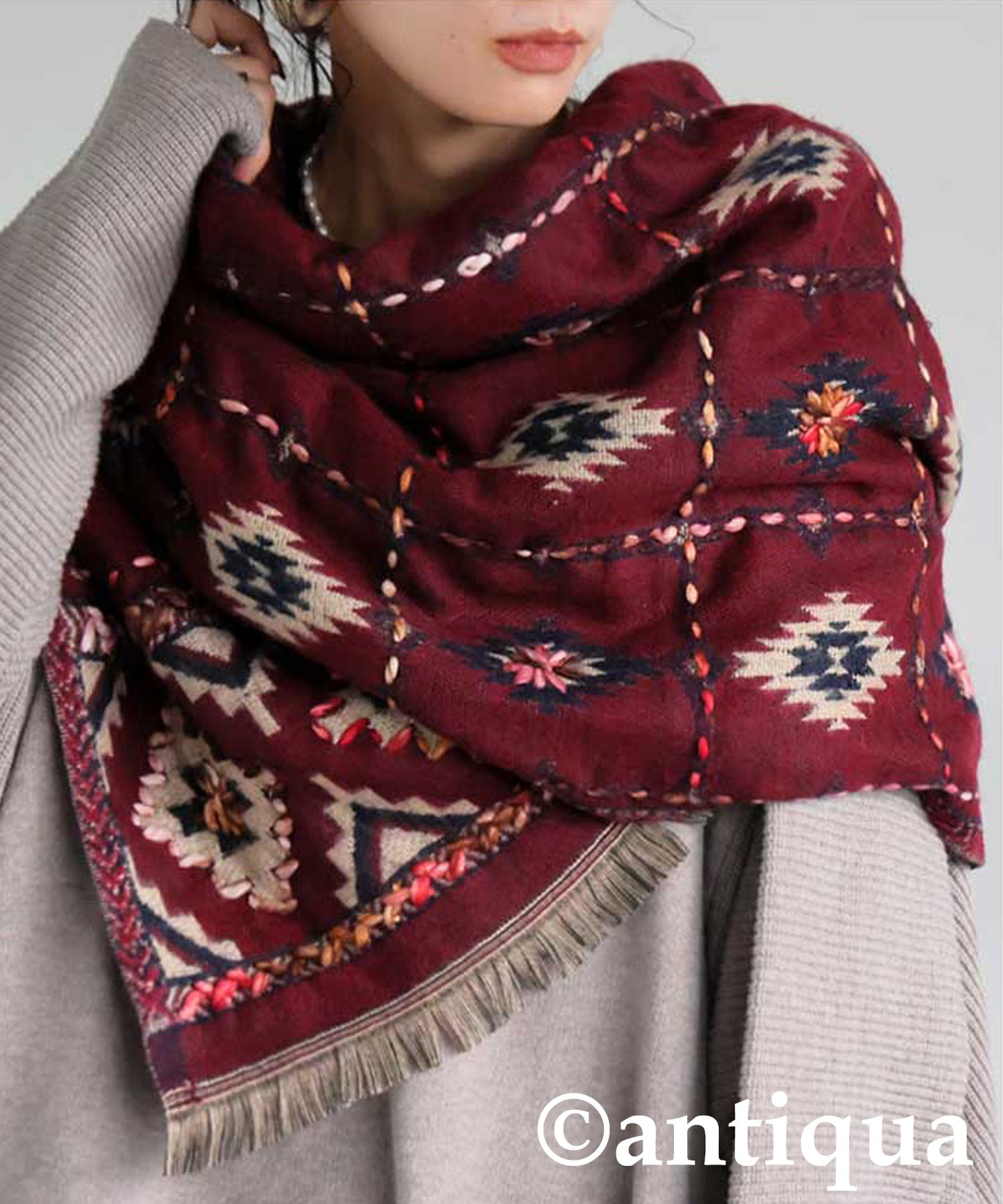 Large Paisley Pattern Scarf Ladies