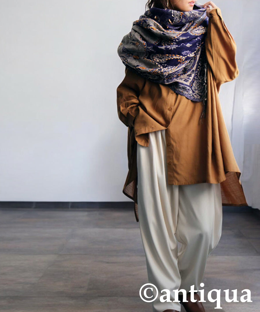 Large Paisley Pattern Scarf Ladies