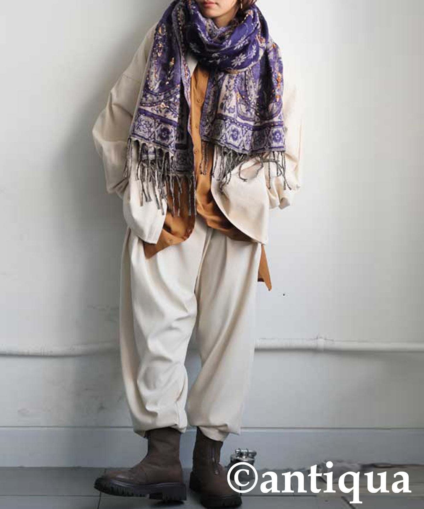 Large Paisley Pattern Scarf Ladies