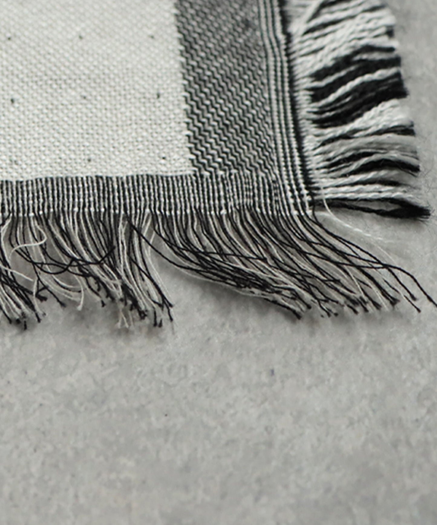 Indian Cotton Houndstooth Pattern Large Stole Ladies