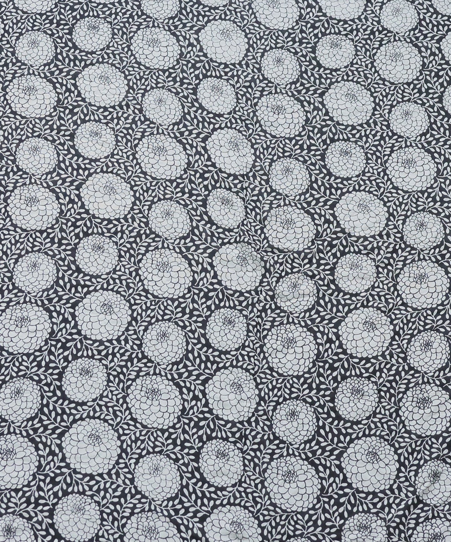 Monochrome Flower Stole Ladies