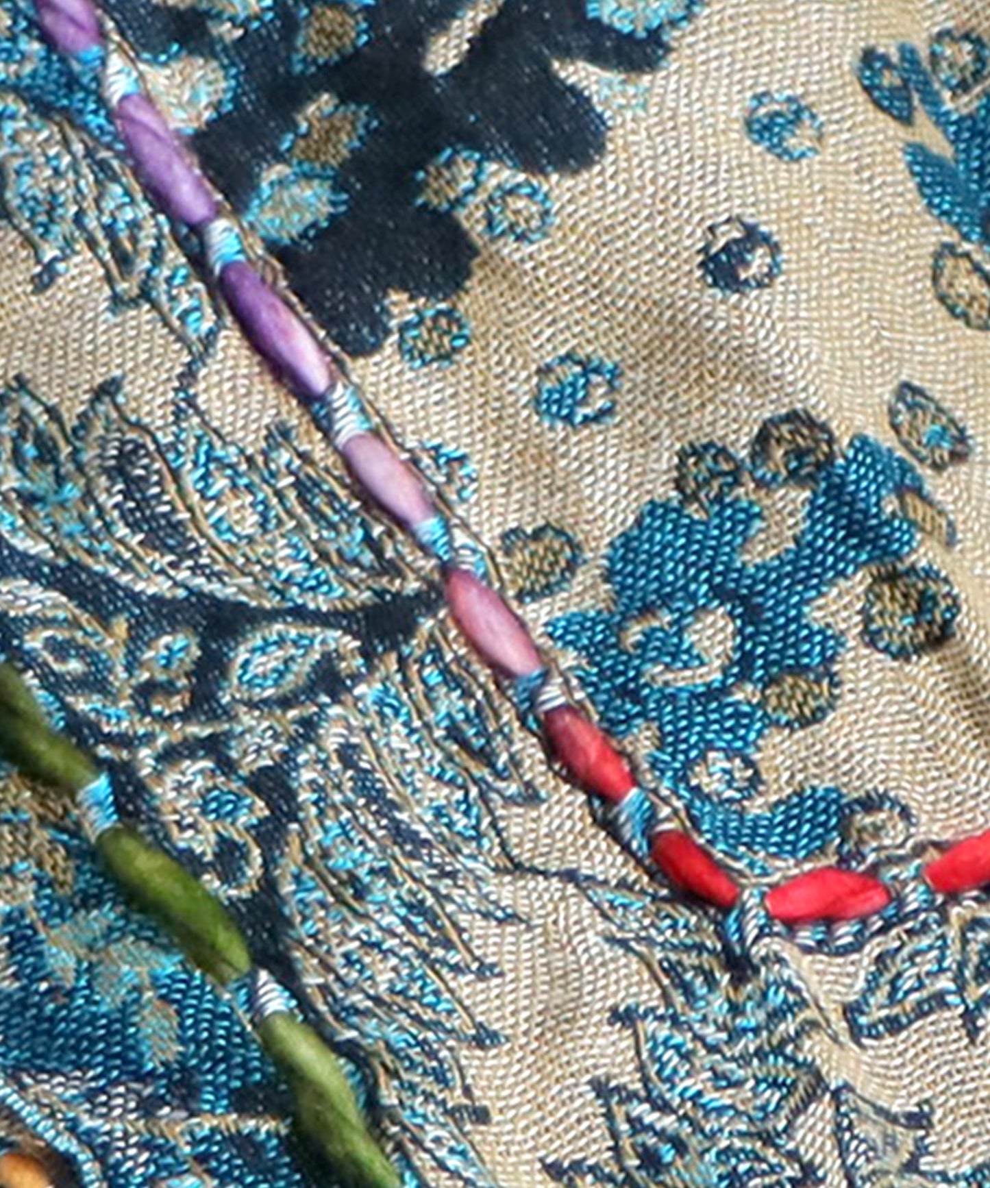 Ethnic Pattern Embroidered Large Stole Ladies