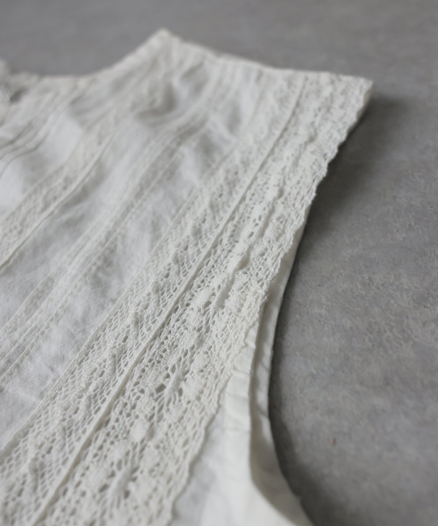 Sleeveless Lace 100% Cotton Tank Ladies