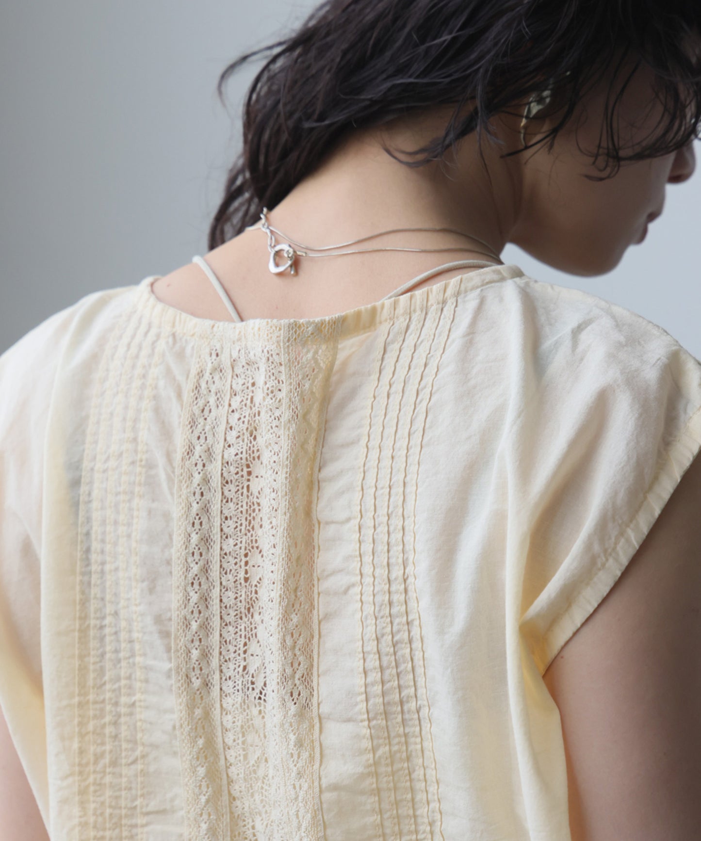 Sleeveless Lace 100% Cotton Tank Ladies