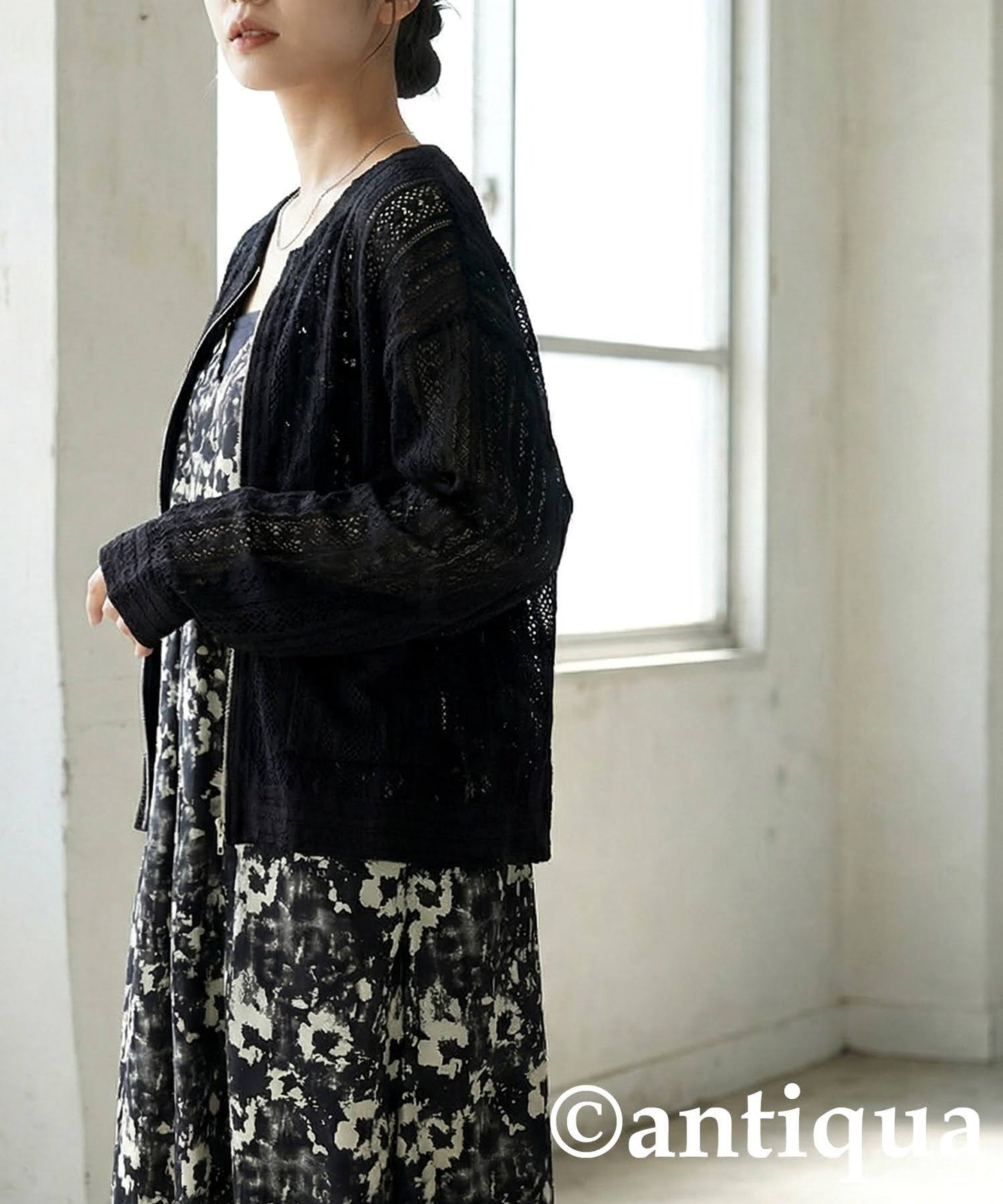 All-Lace Blouson Ladies