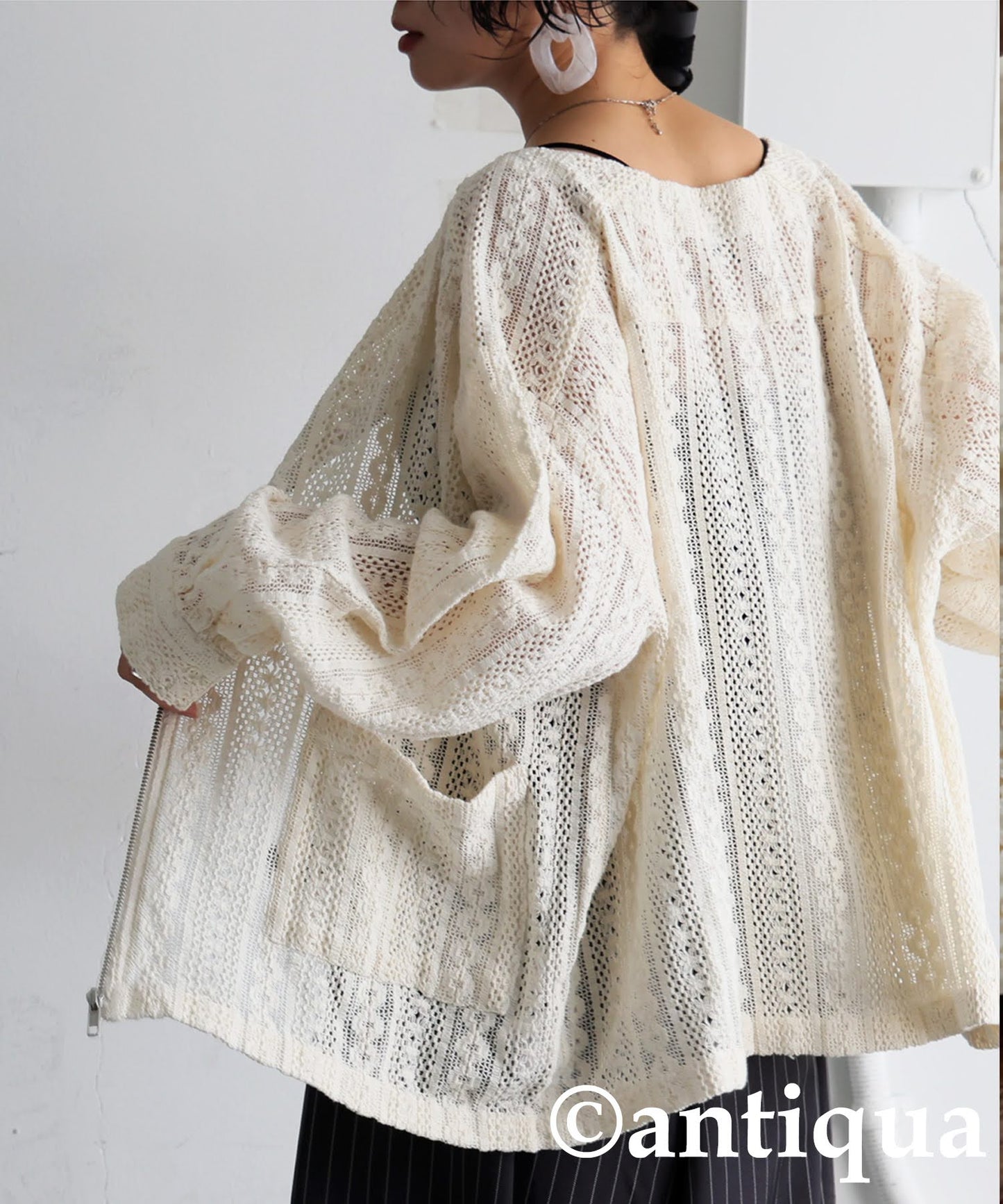 All-Lace Blouson Ladies