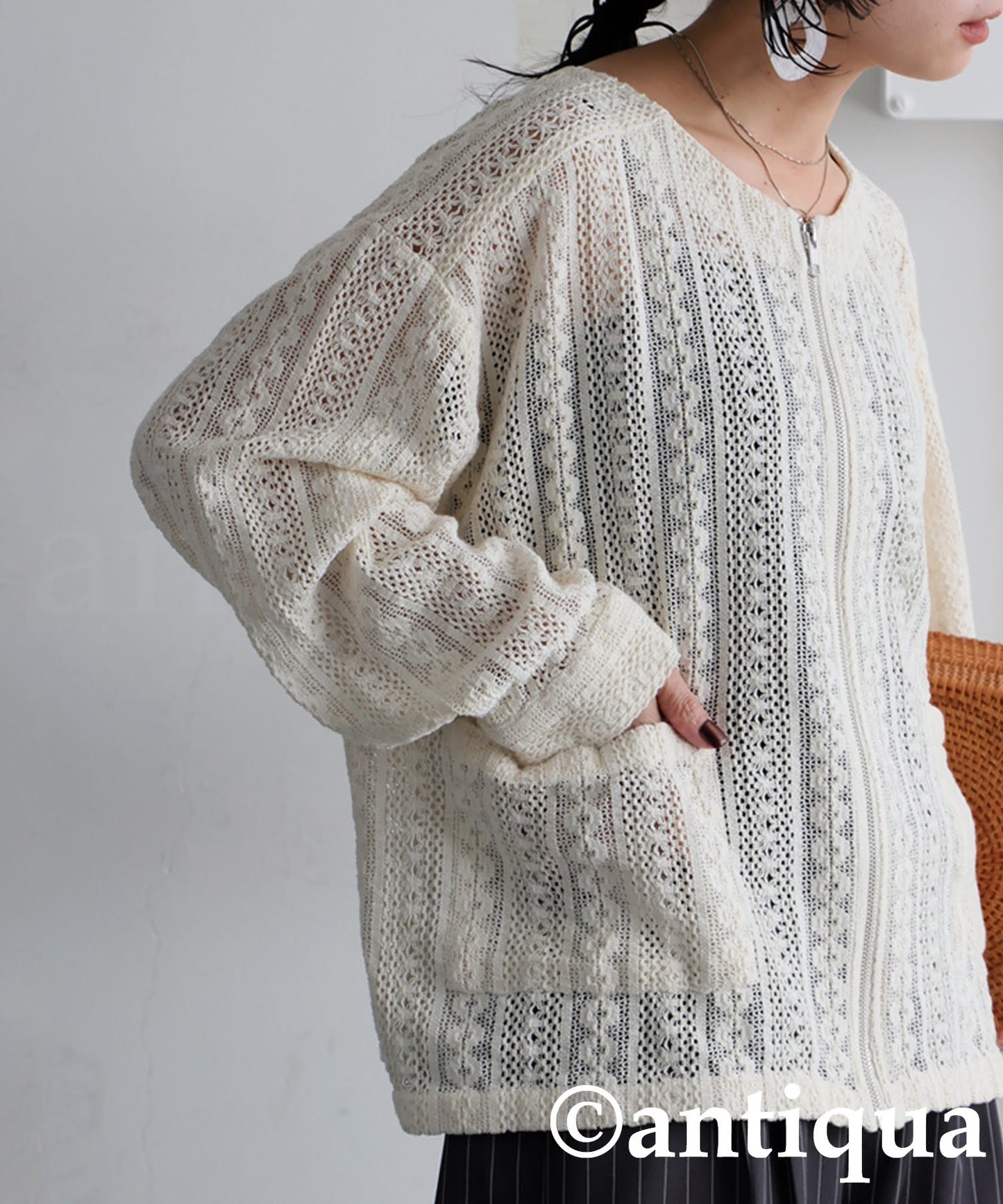 All-Lace Blouson Ladies