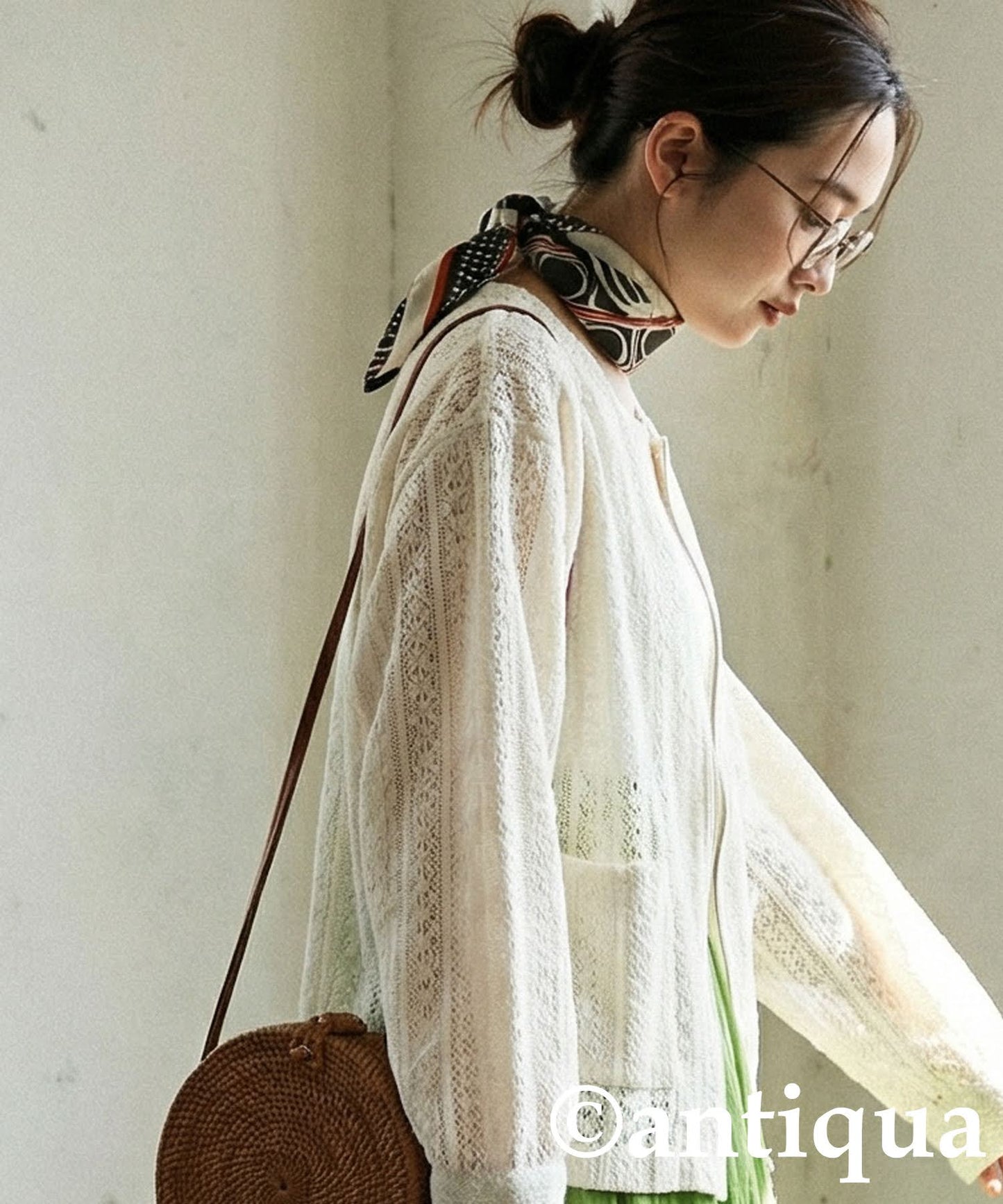 All-Lace Blouson Ladies