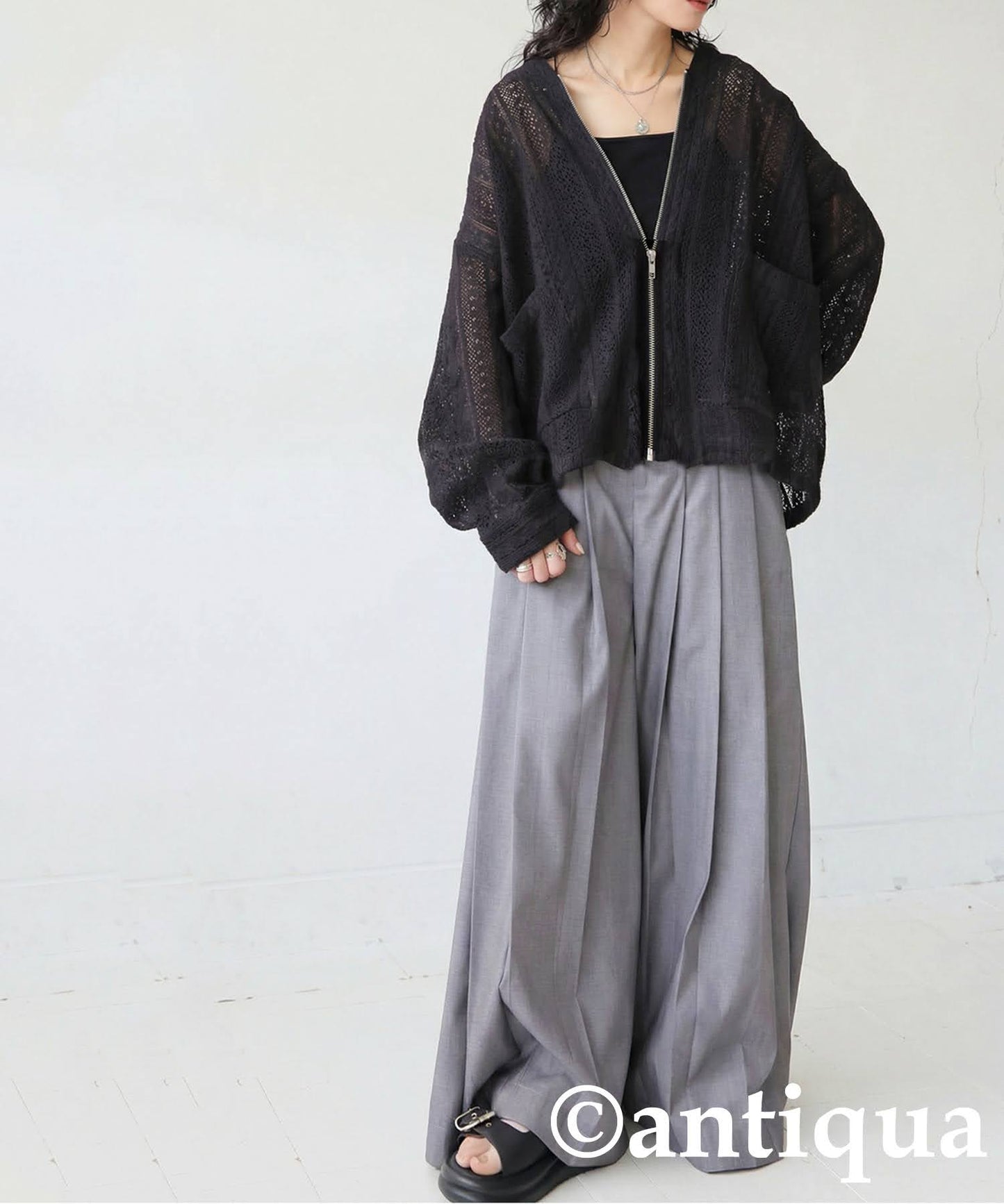 All-Lace Blouson Ladies