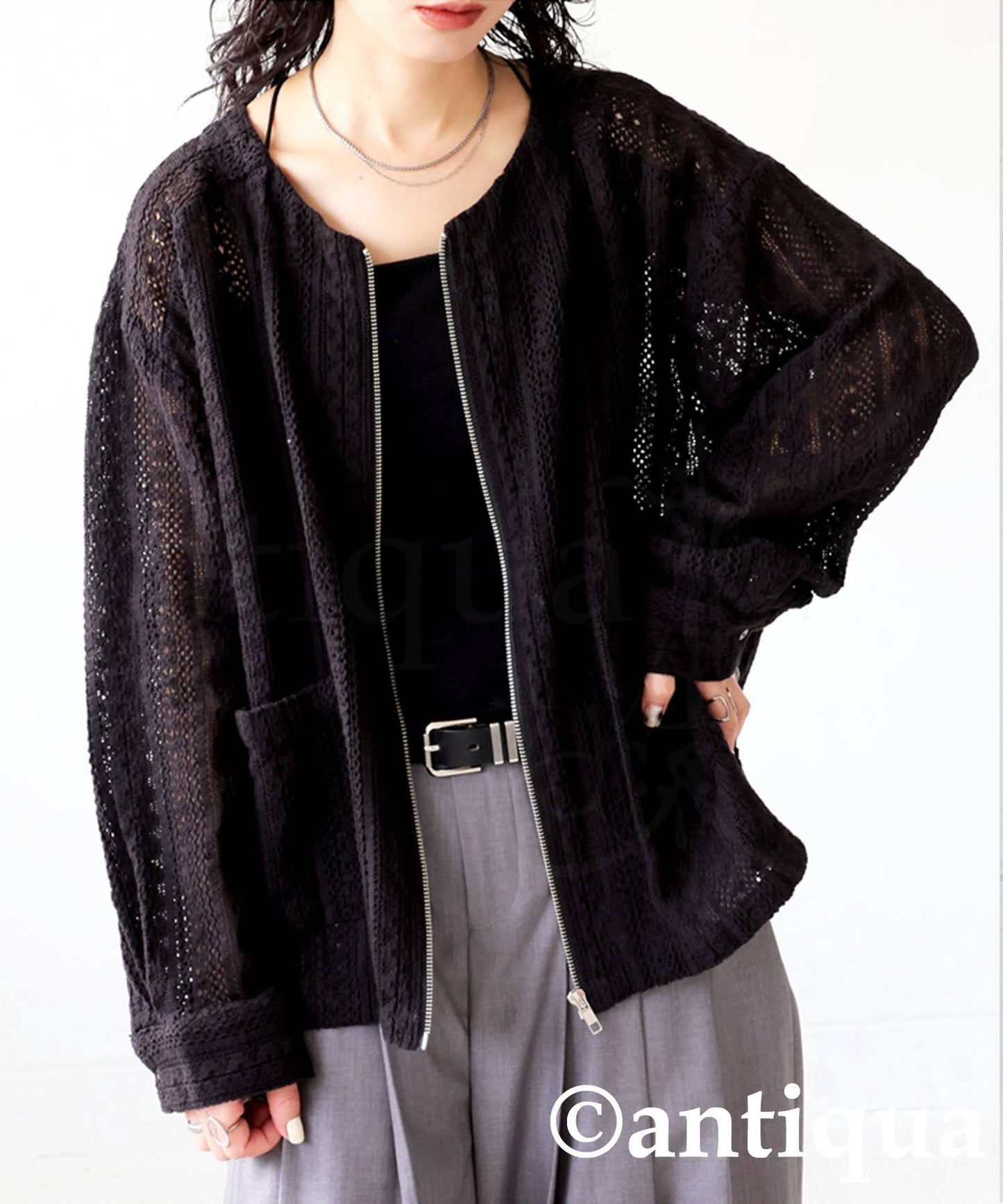 All-Lace Blouson Ladies