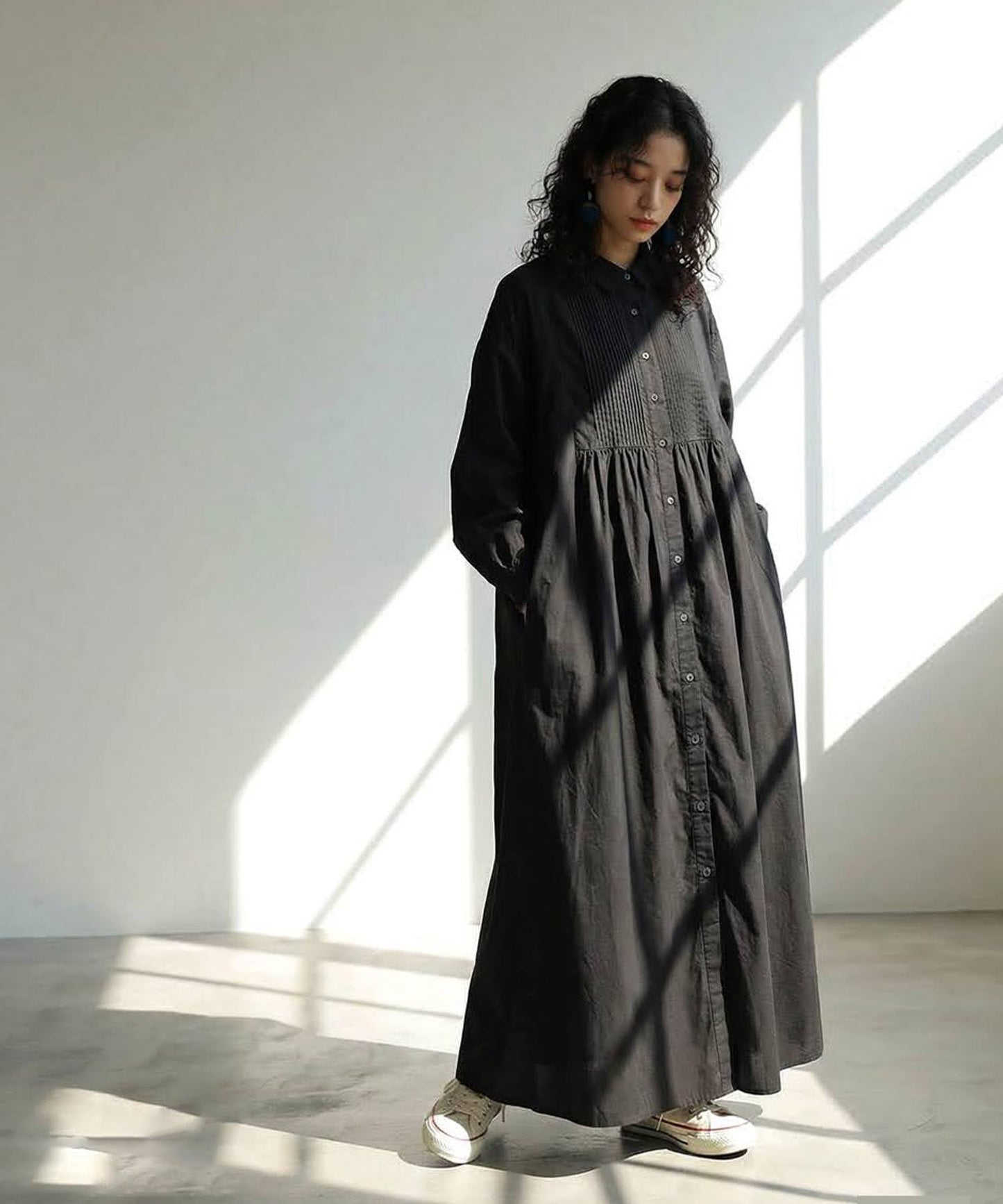 Indian Cotton Long Shirt Dress Ladies