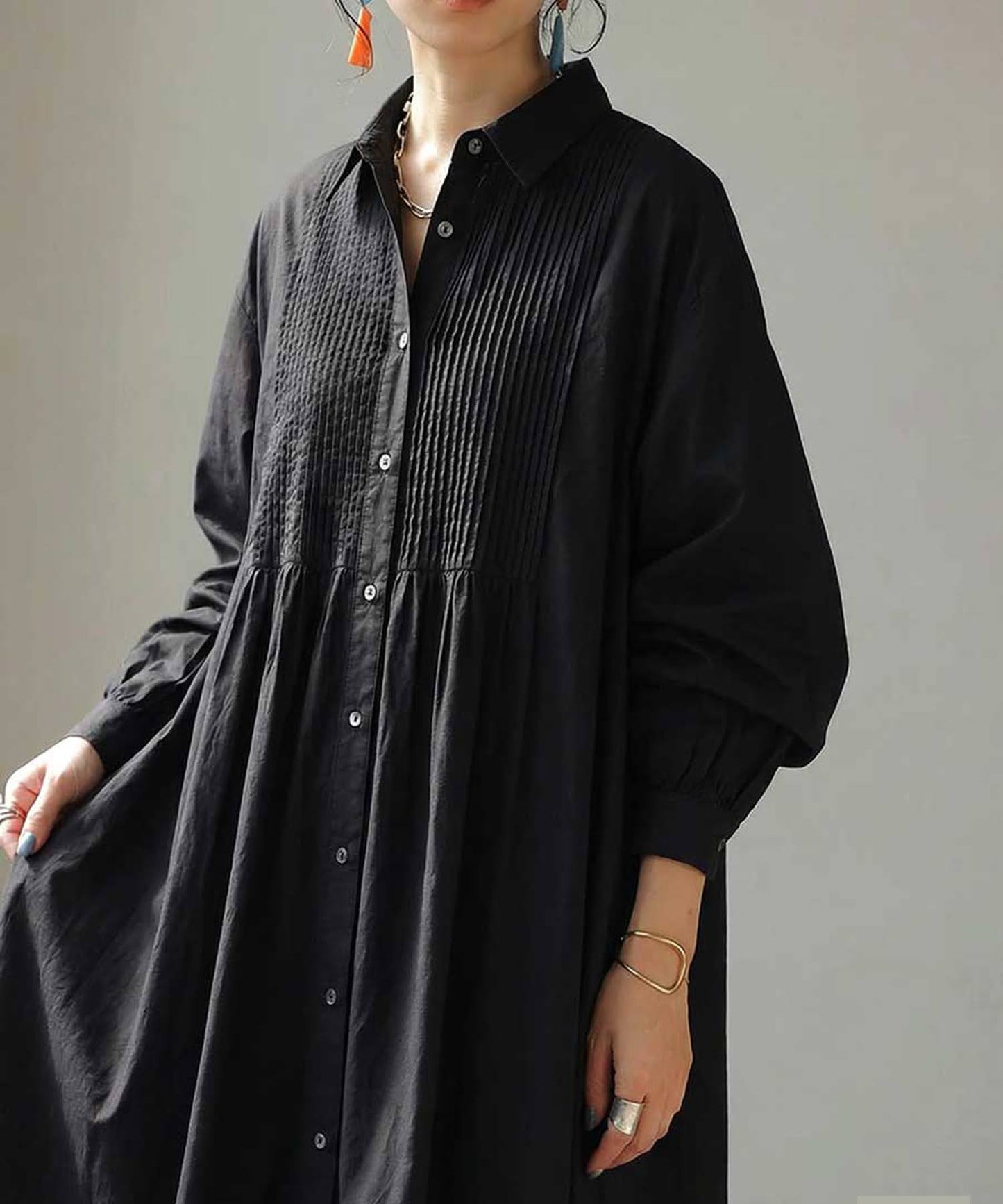 Indian Cotton Long Shirt Dress Ladies