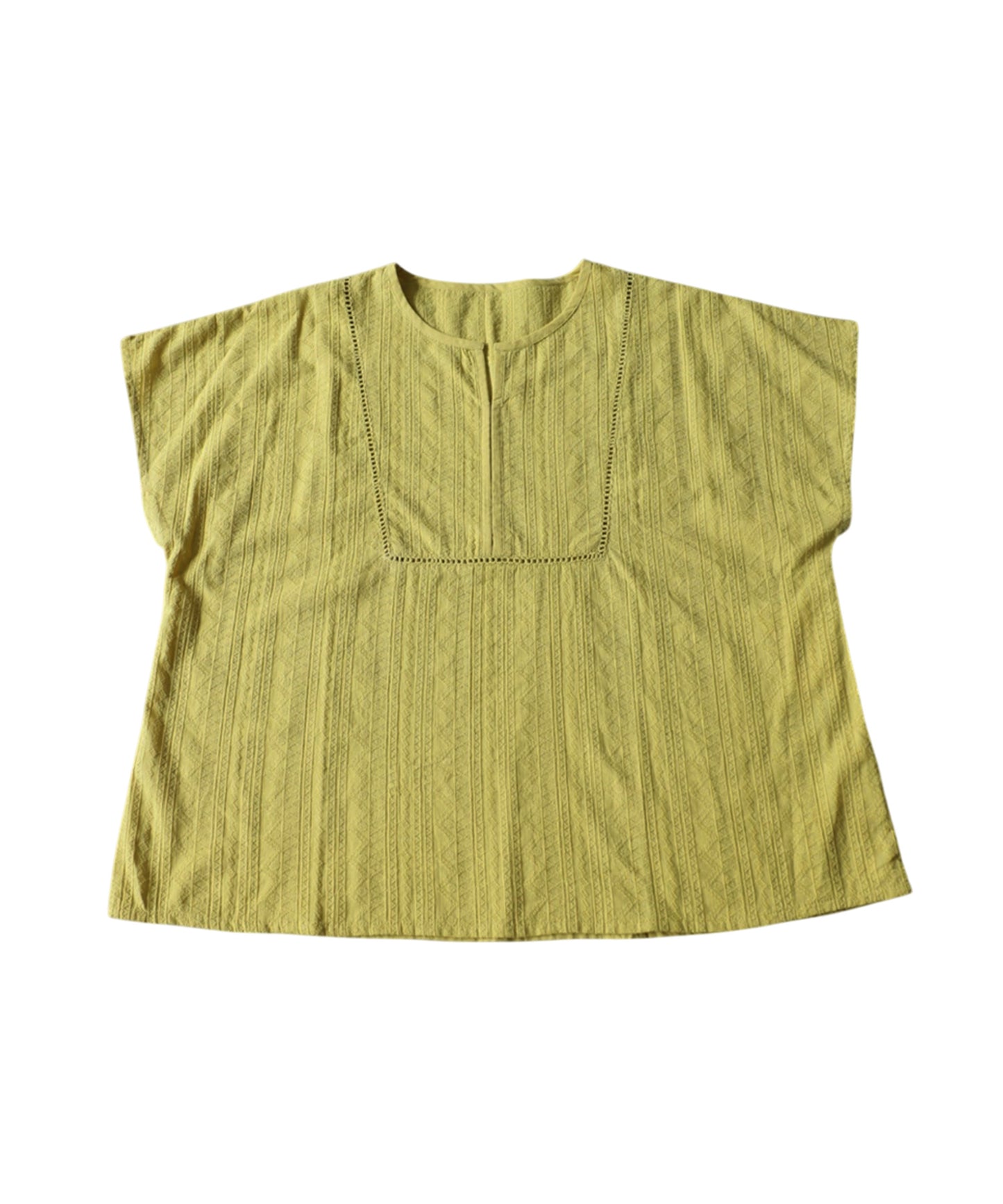 100% Cotton.Keyhole Neckline Blouse Ladies