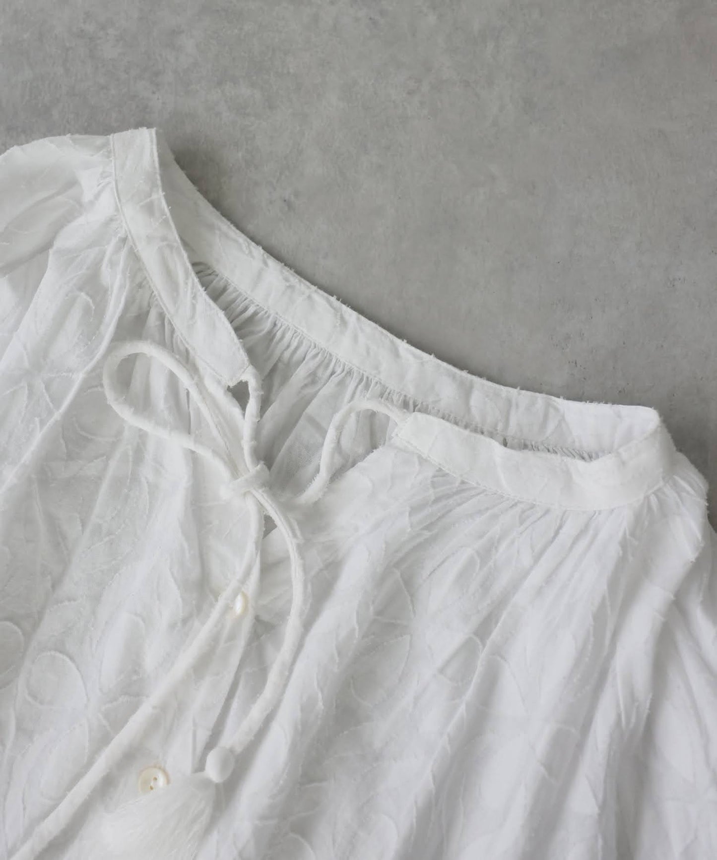 Dobby Weave 100% Cotton Blouse Ladies