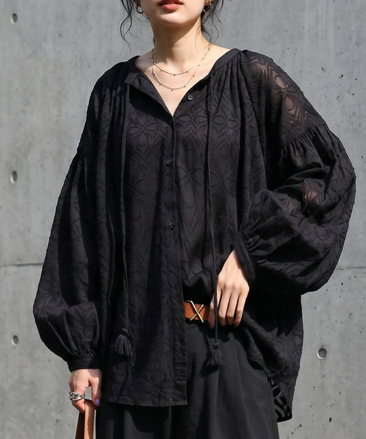 Dobby Weave 100% Cotton Blouse Ladies