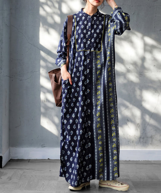 mulumulu 100% Cotton Patterned Shirt Dress Ladies