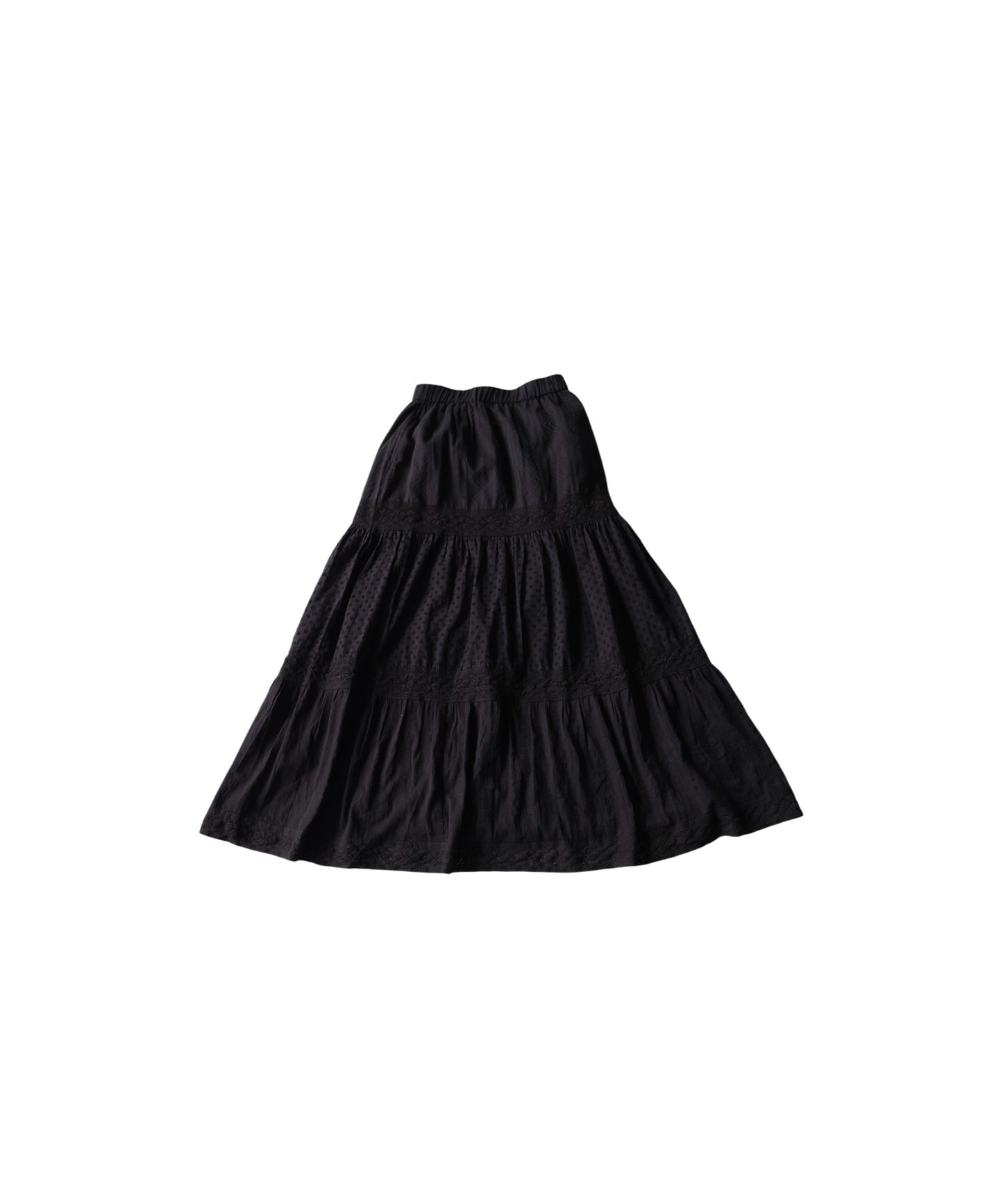 Indian Cotton Tiered Long Skirt Ladies