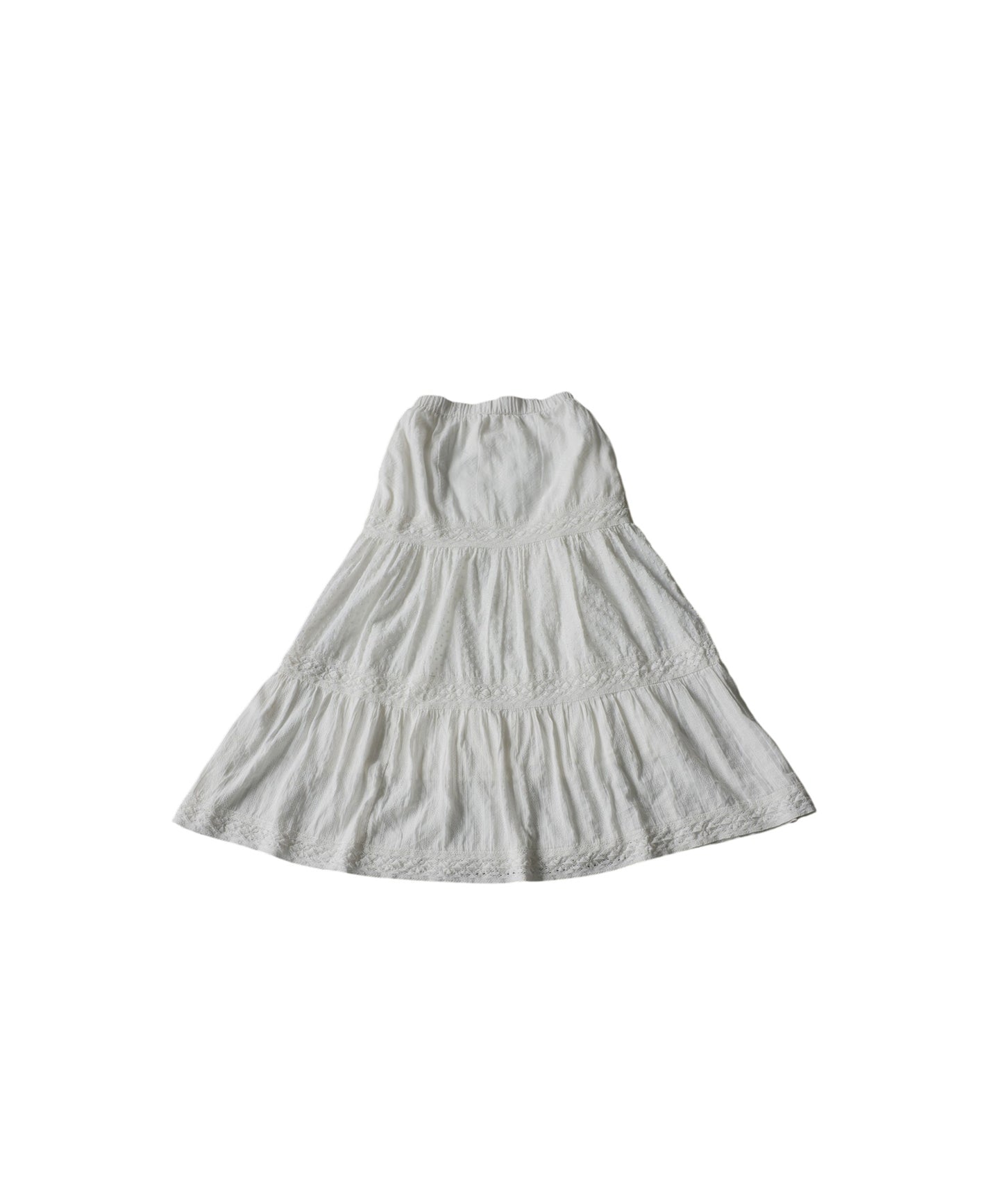 Indian Cotton Tiered Long Skirt Ladies