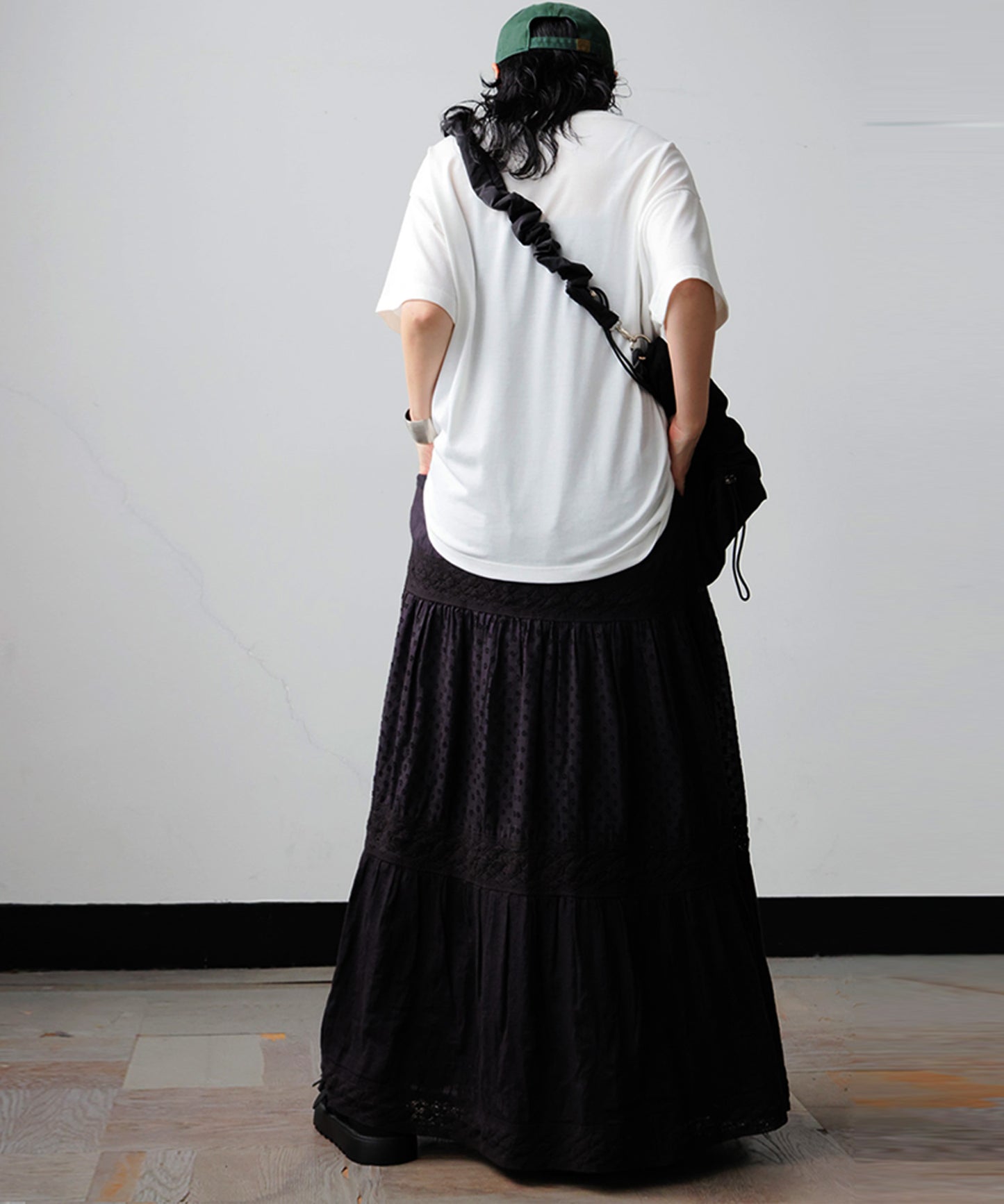 Indian Cotton Tiered Long Skirt Ladies