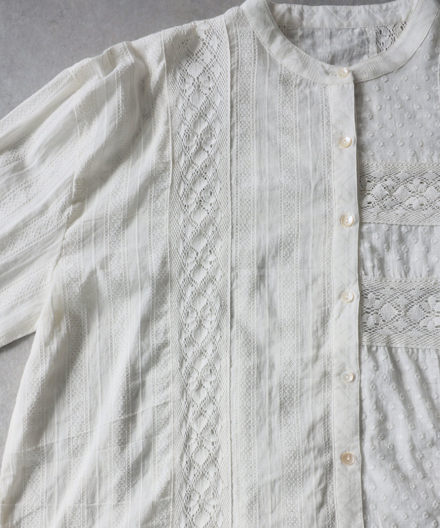 Indian Cotton Lace Shirt Ladies