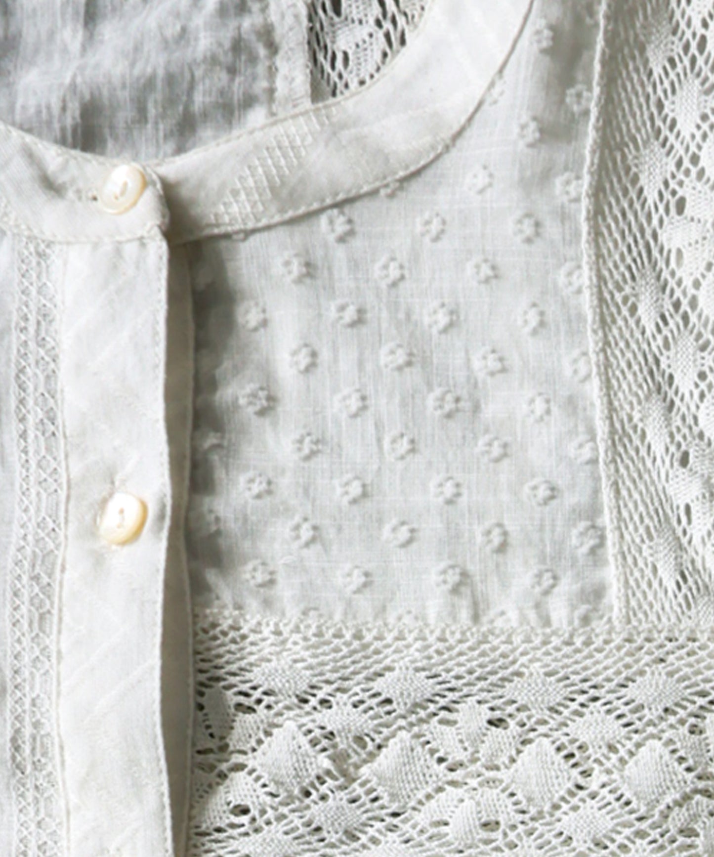 Indian Cotton Lace Shirt Ladies