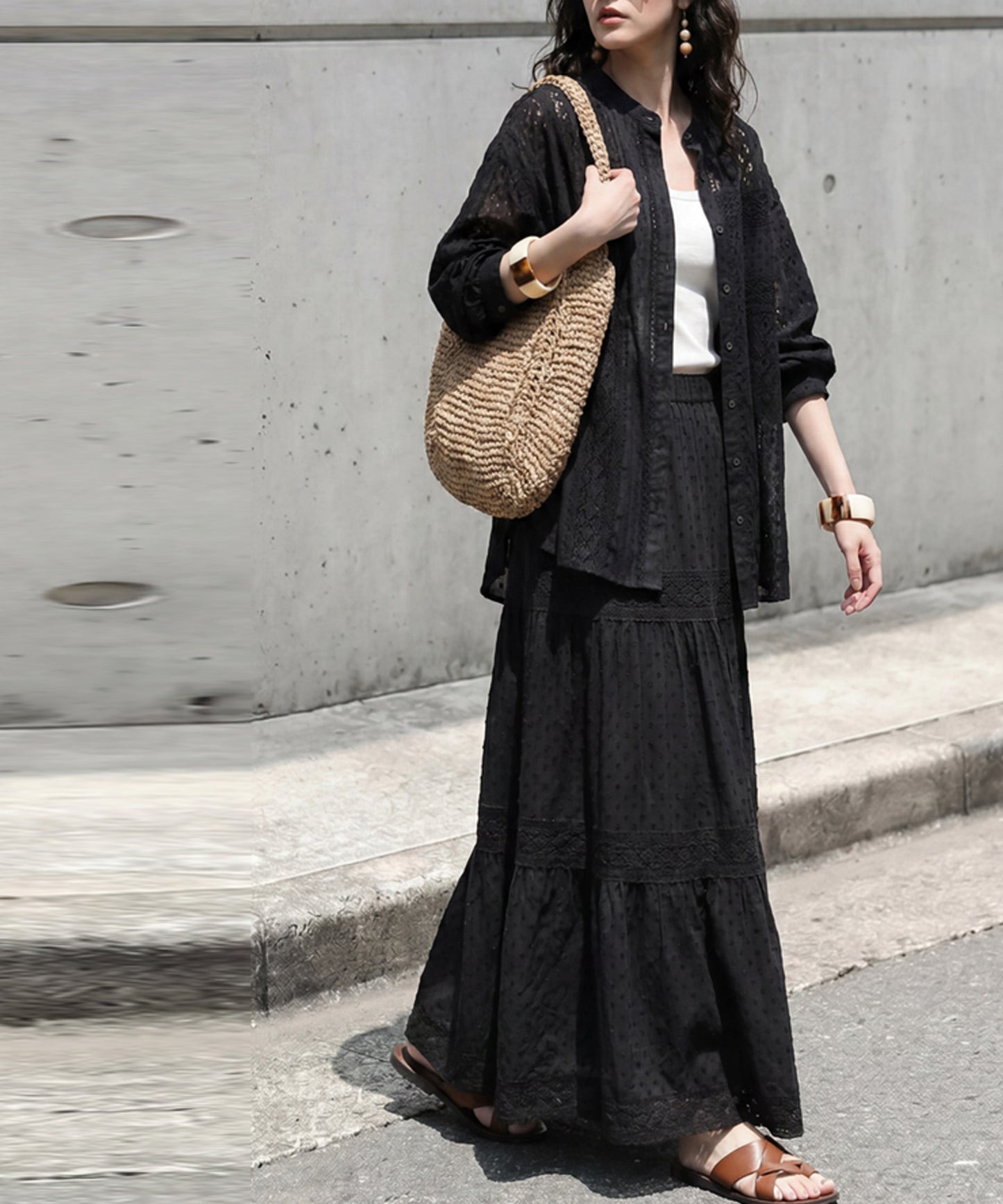 Indian Cotton Lace Shirt Ladies