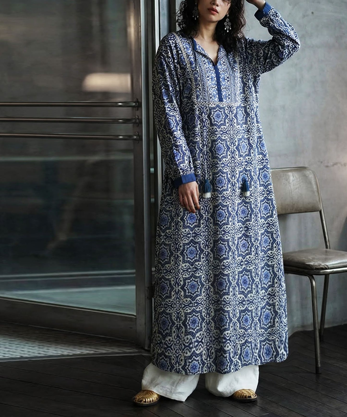 Jaipuri Pattern Dress Ladies