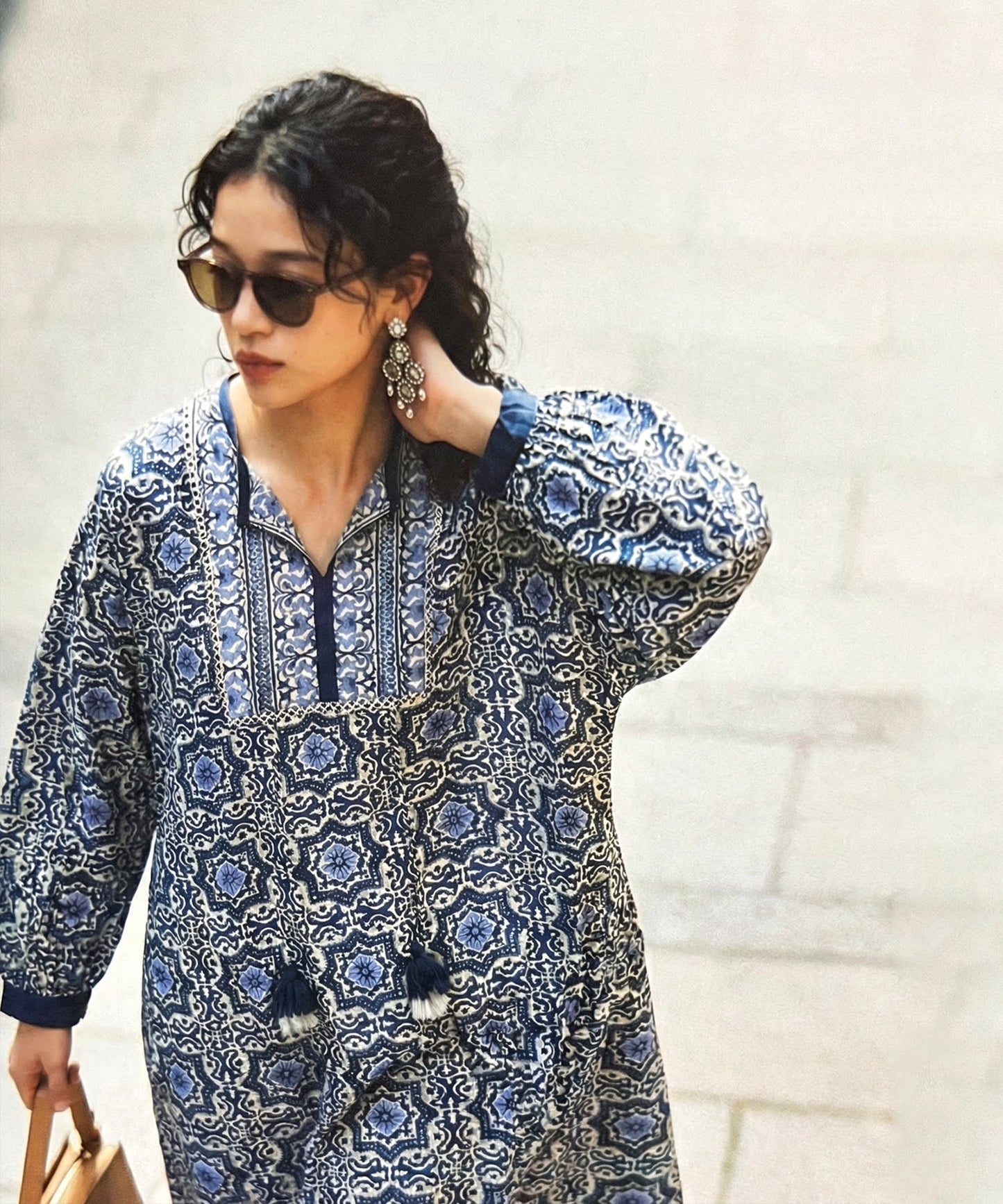 Jaipuri Pattern Dress Ladies