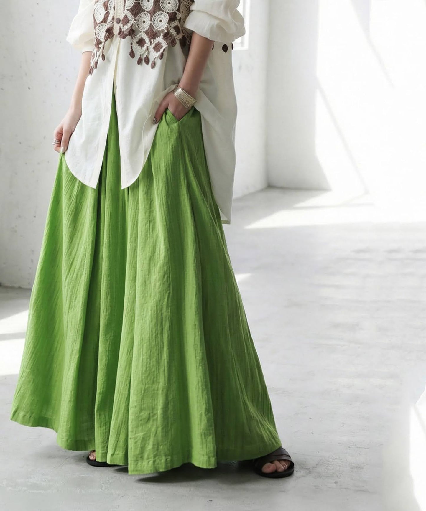 Indian Cotton Skirt Ladies