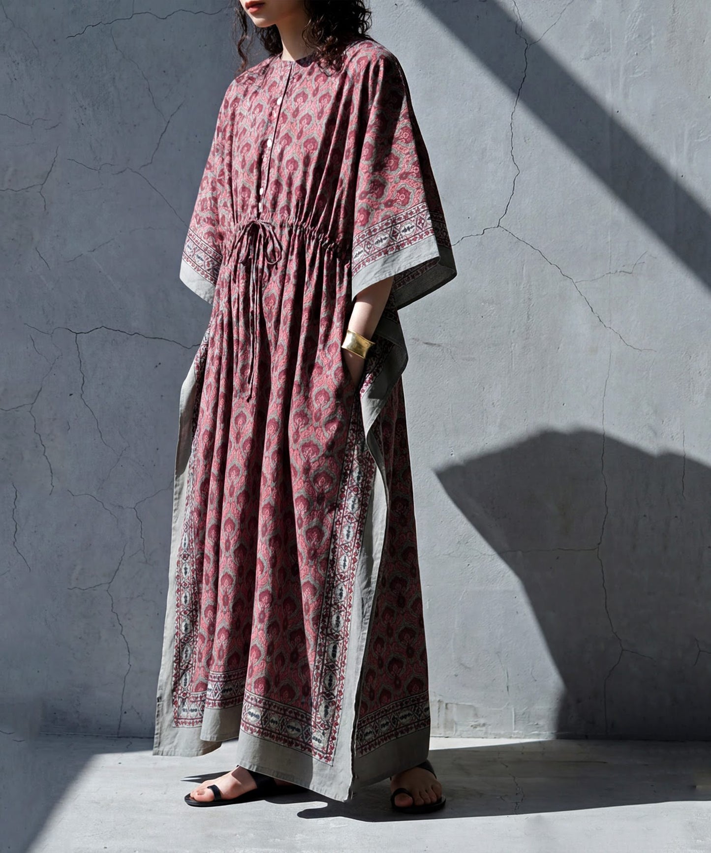Indian Cotton Caftan Dress Ladies