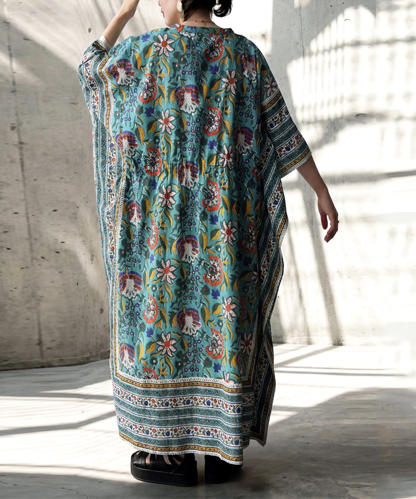 Indian Cotton Caftan Dress Ladies