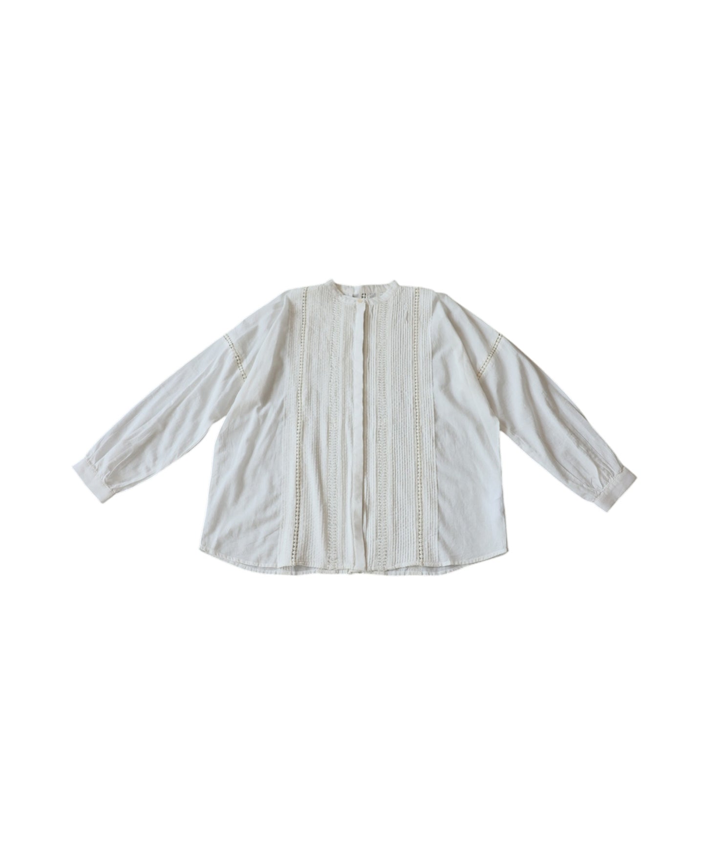 Indian Cotton Band Collar Shirt Ladies