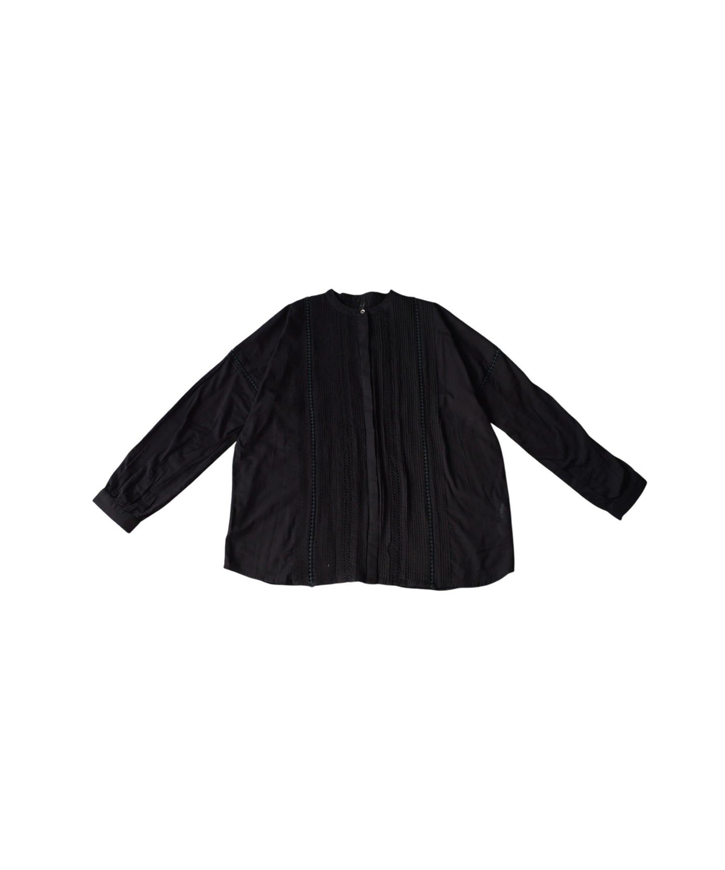 Indian Cotton Band Collar Shirt Ladies