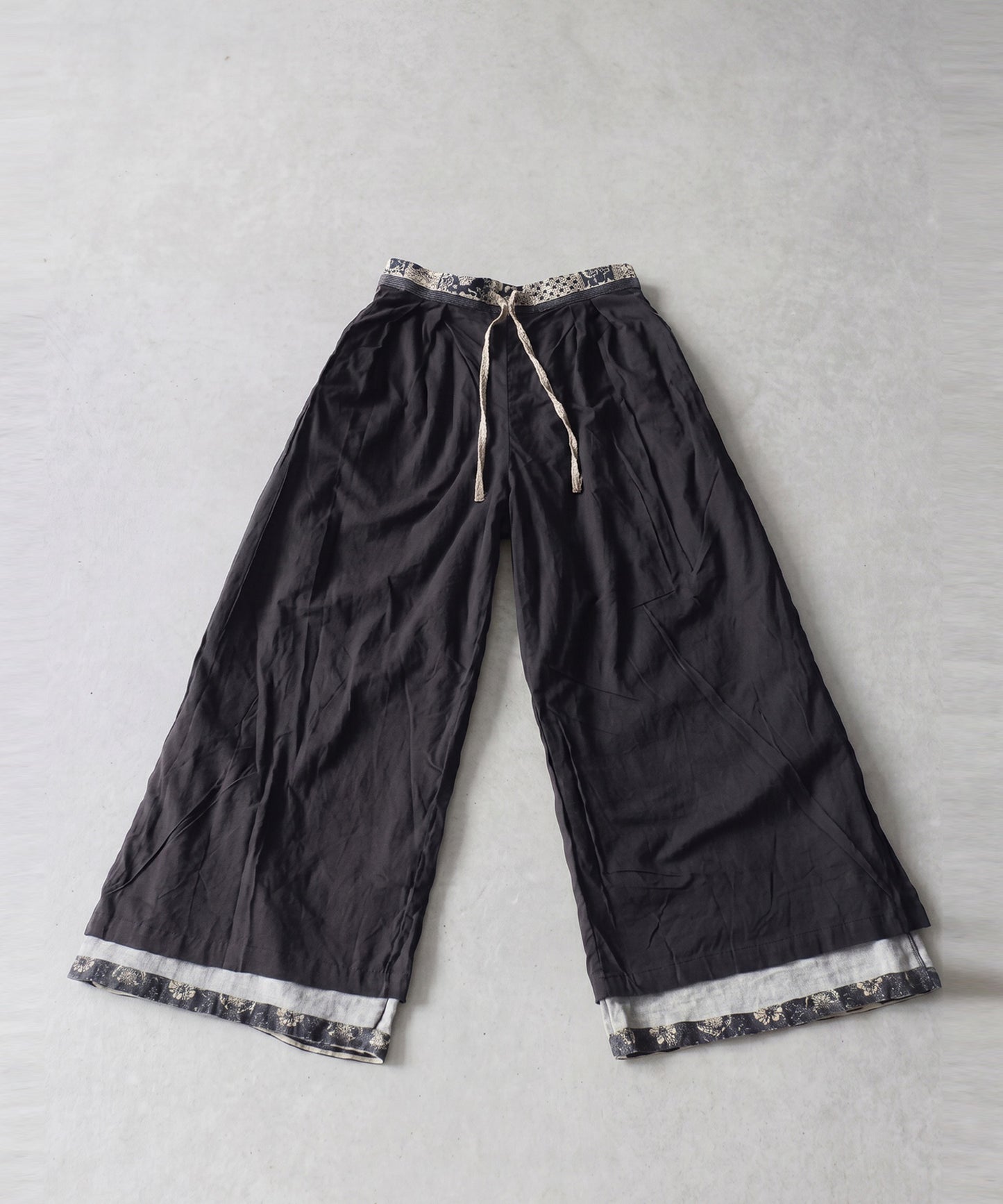 Ethnic Print Wide-Leg Pants Ladies