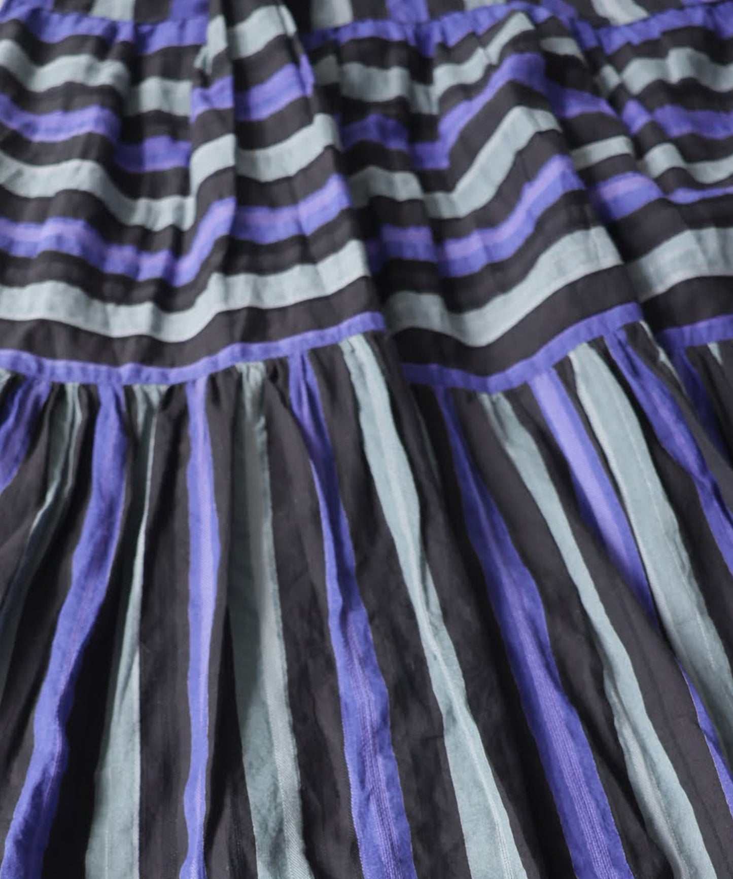 Striped Tiered Skirt Ladies