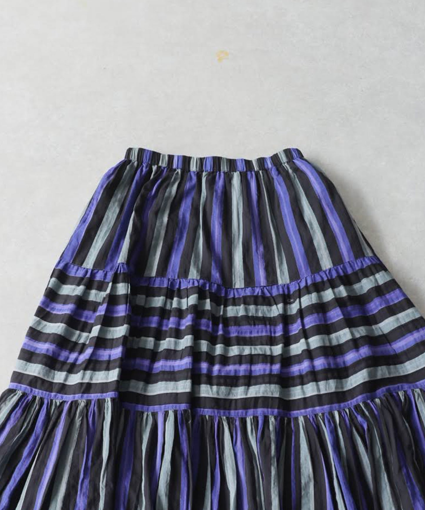 Striped Tiered Skirt Ladies