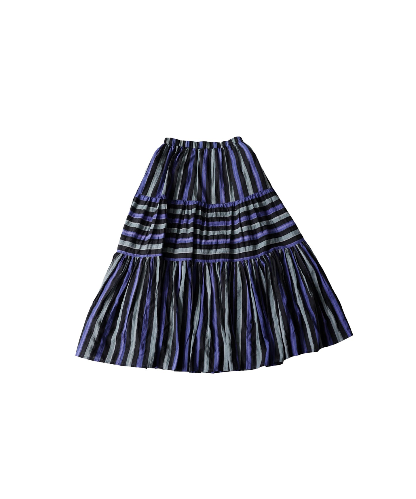 Striped Tiered Skirt Ladies