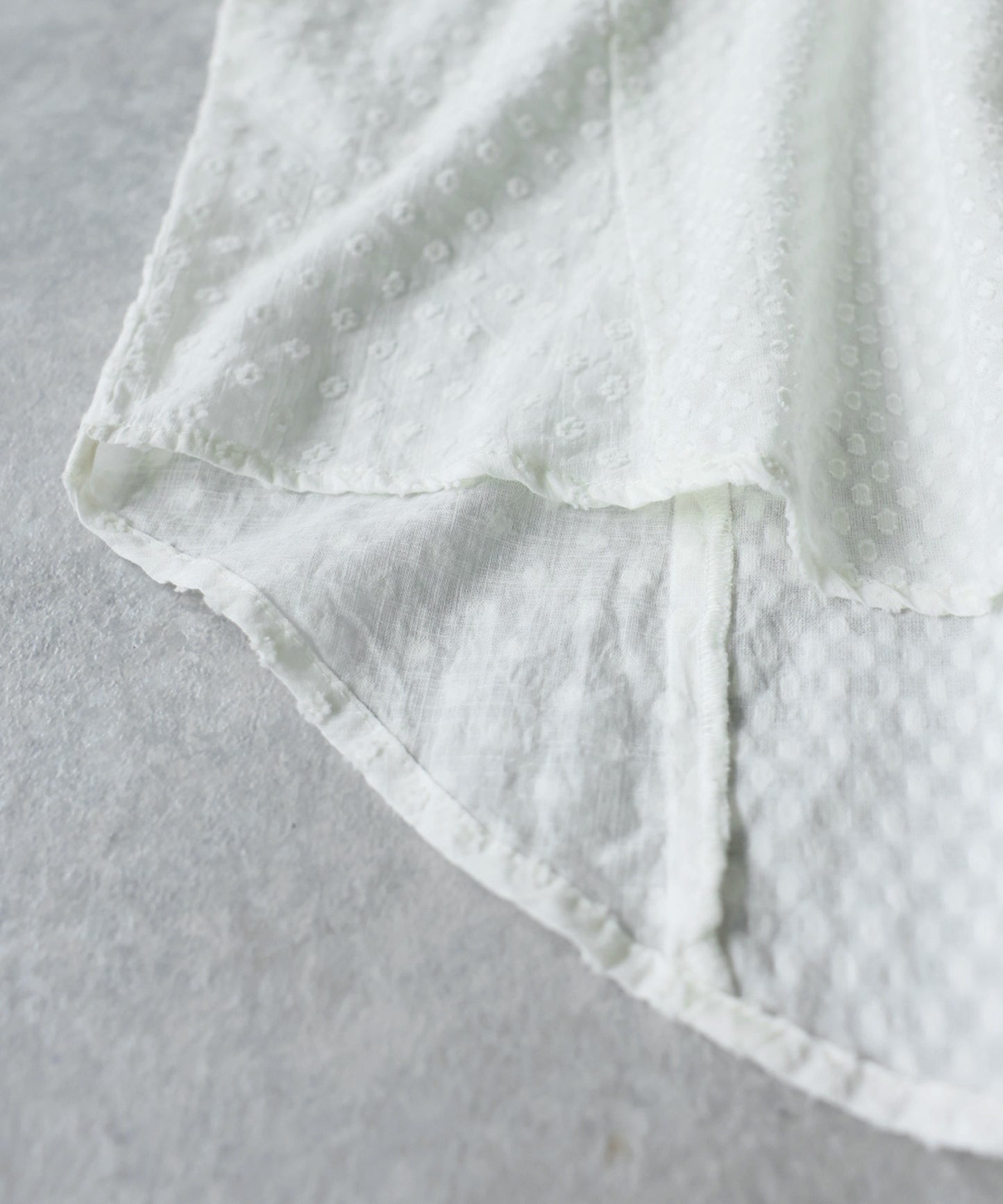 100% Cotton Dobby Weave Blouse Ladies